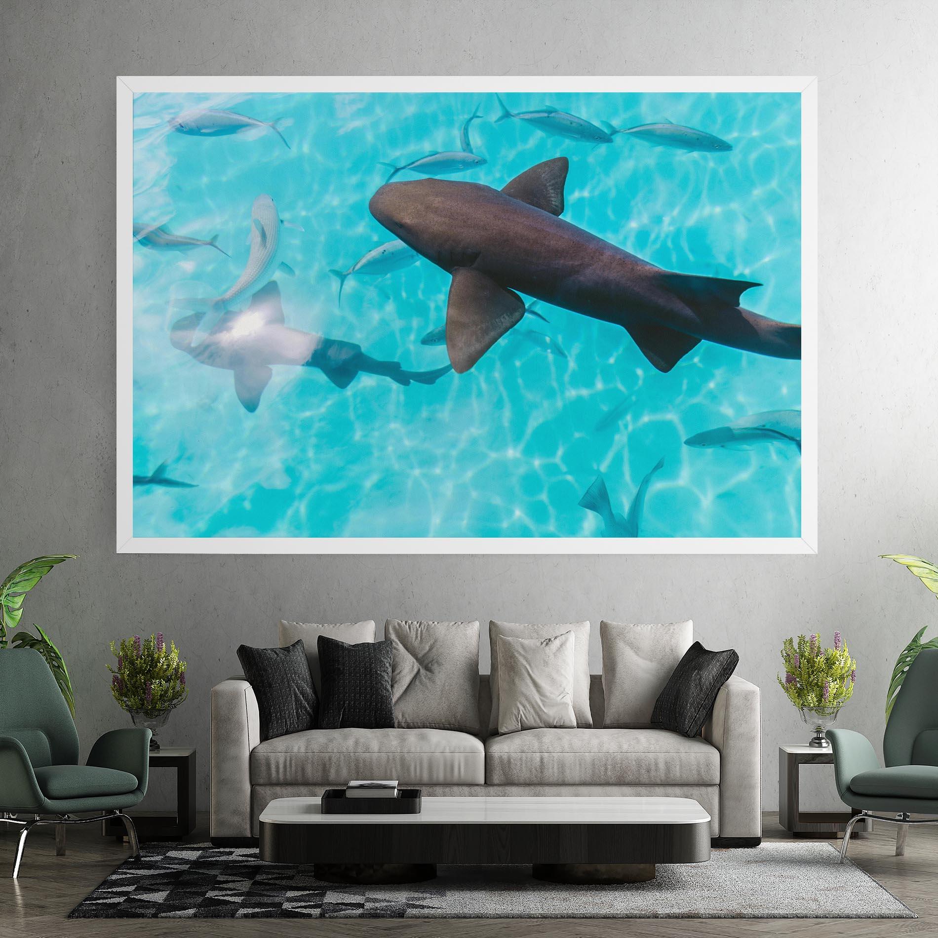 Leinwandbild Pretty Shark mockup 7