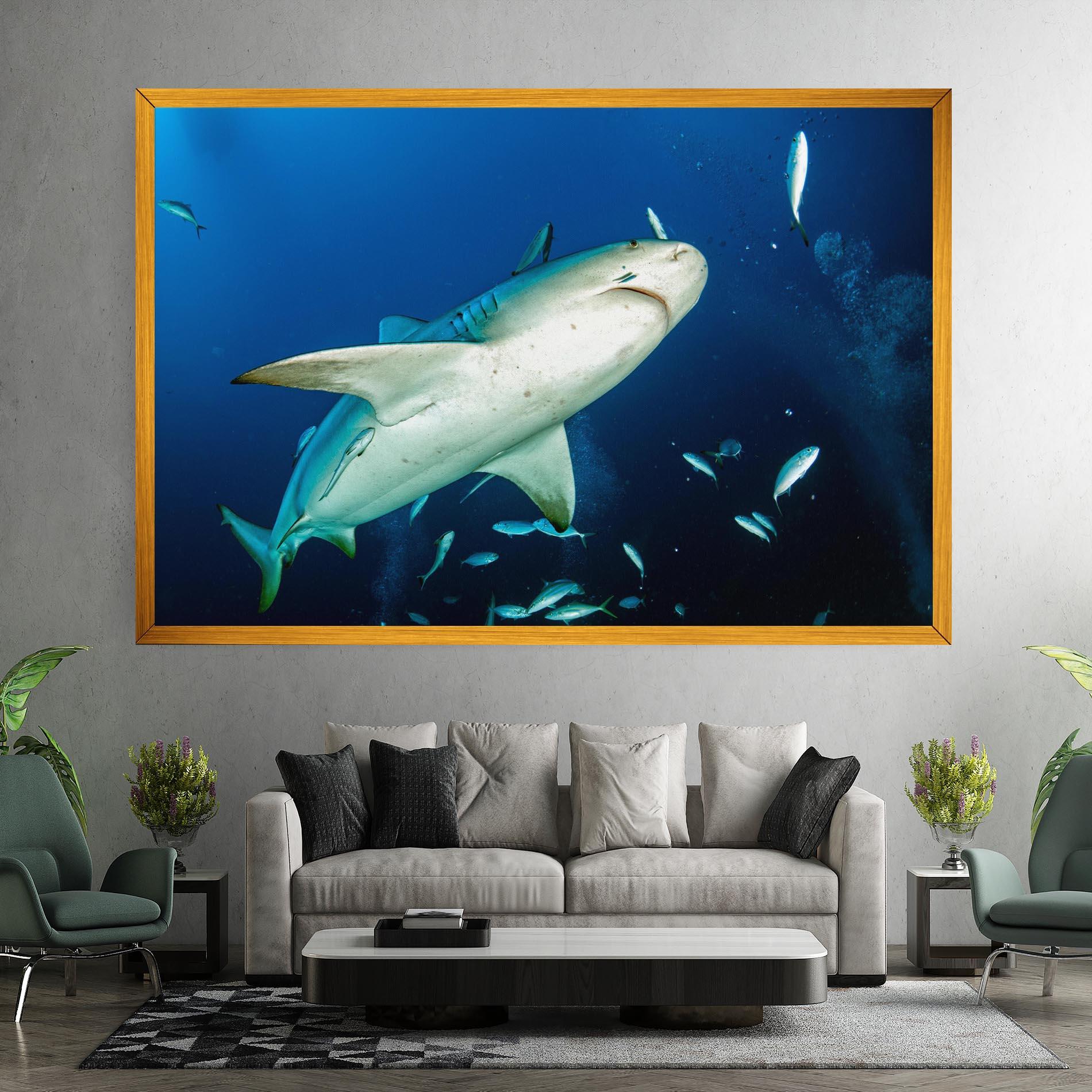 Leinwandbild Bull Shark mockup 7