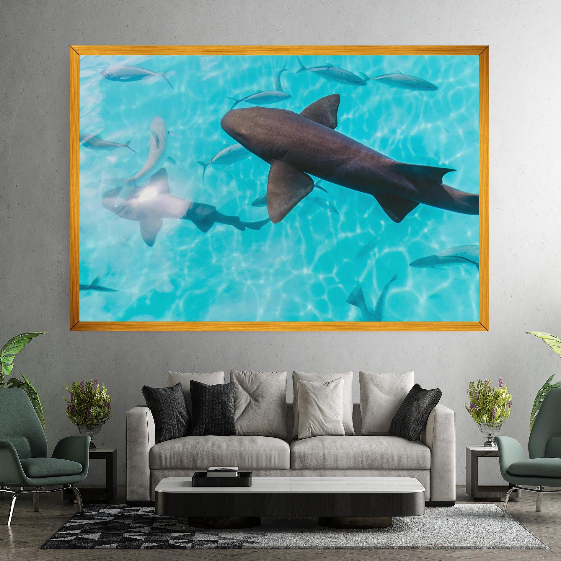 Leinwandbild Pretty Shark mockup 7