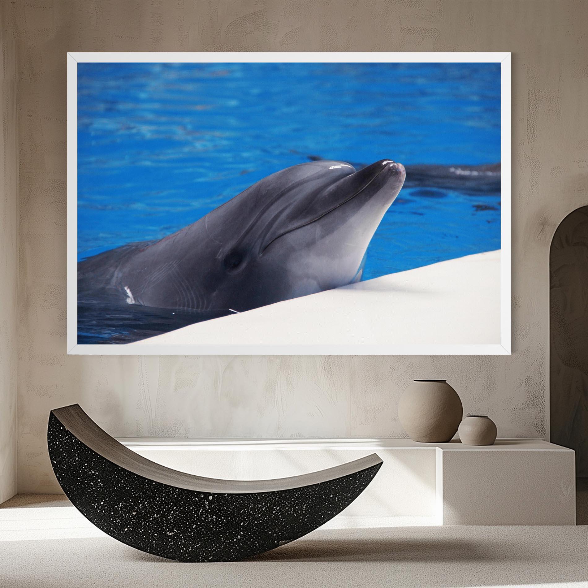 Leinwandbild Cute Dolphin mockup 8