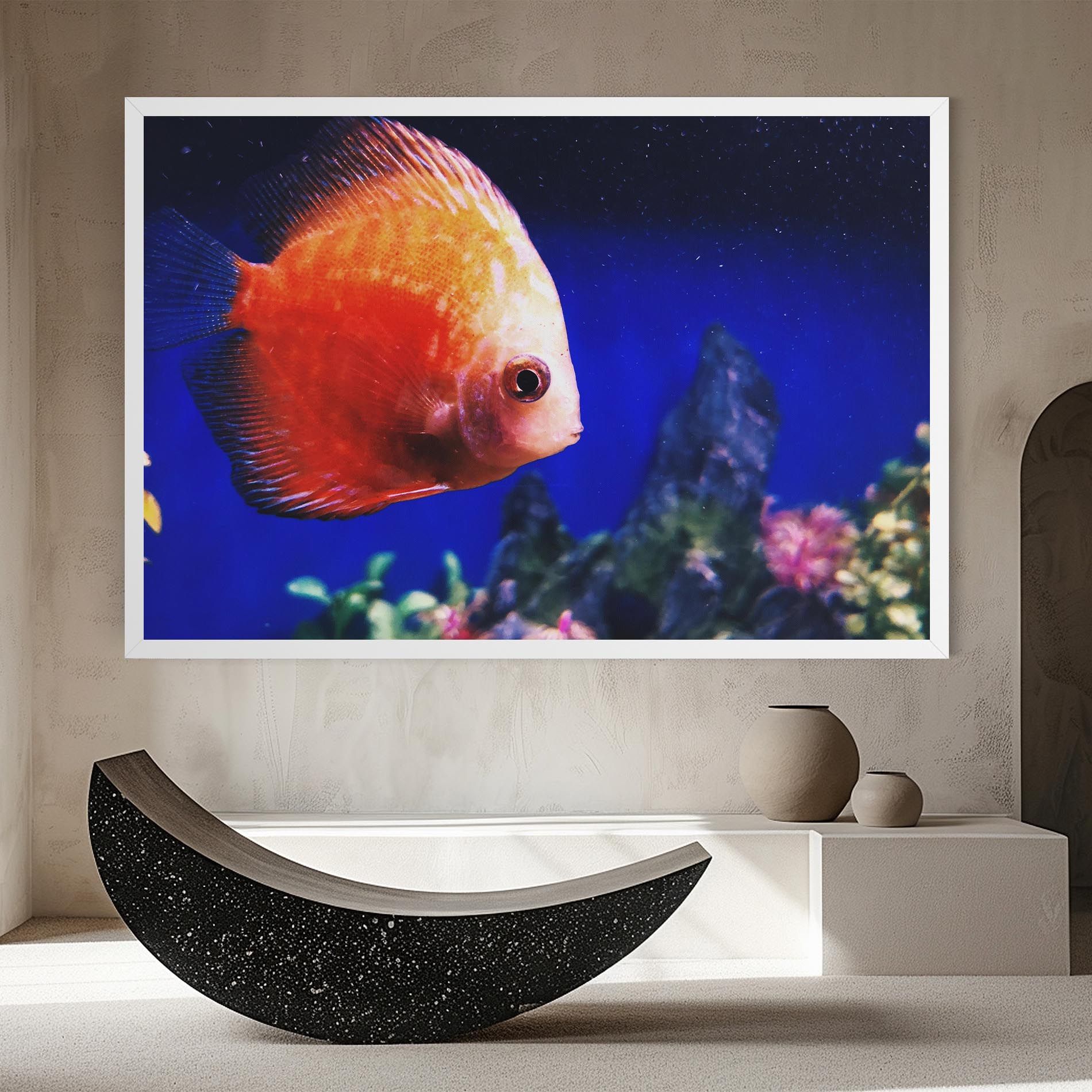 Pretty Orange Fish mockup 8