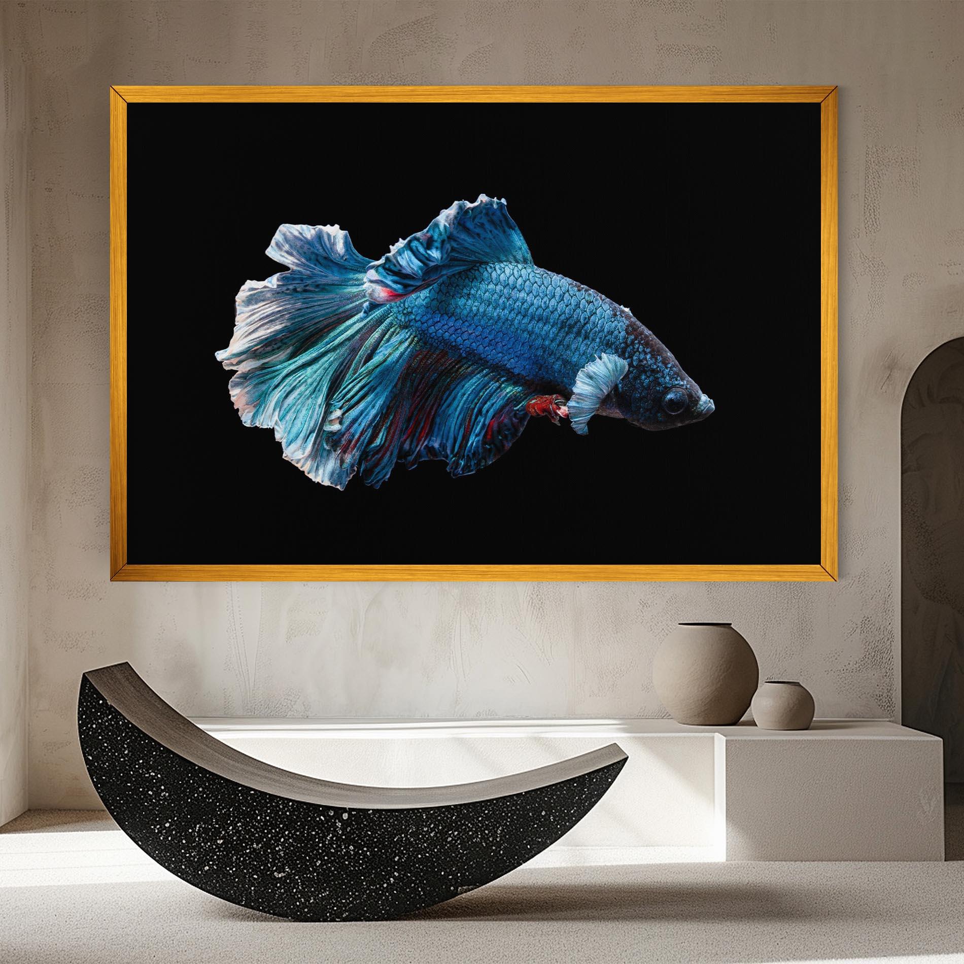 Leinwandbild Blue Betta mockup 8