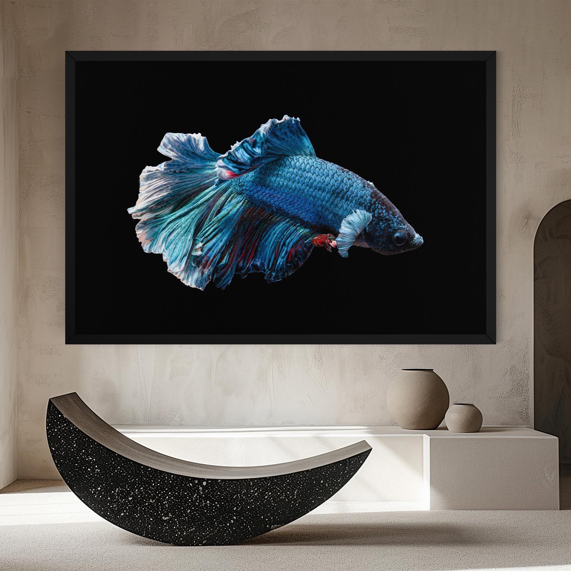 Leinwandbild Blue Betta mockup 8