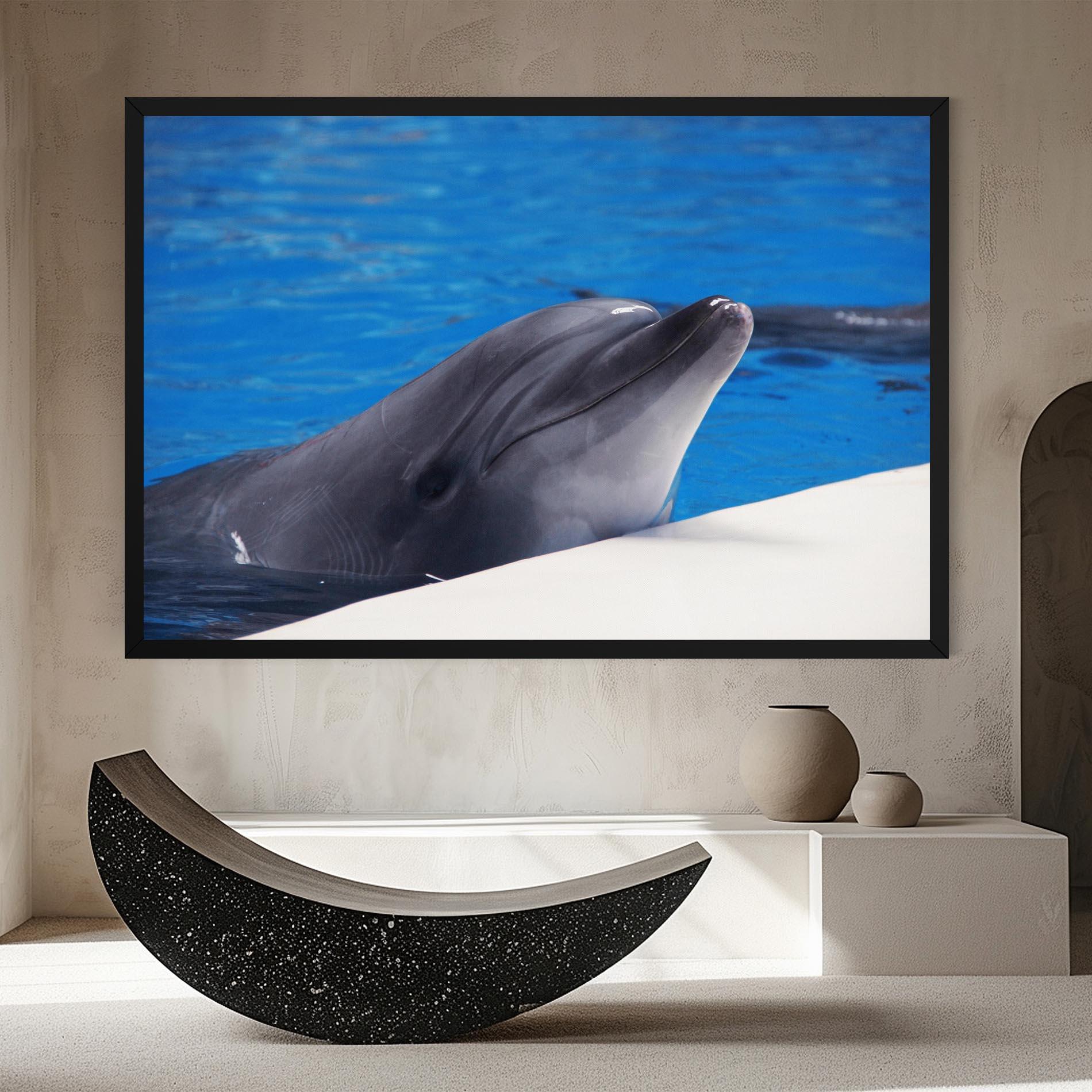 Leinwandbild Cute Dolphin mockup 8
