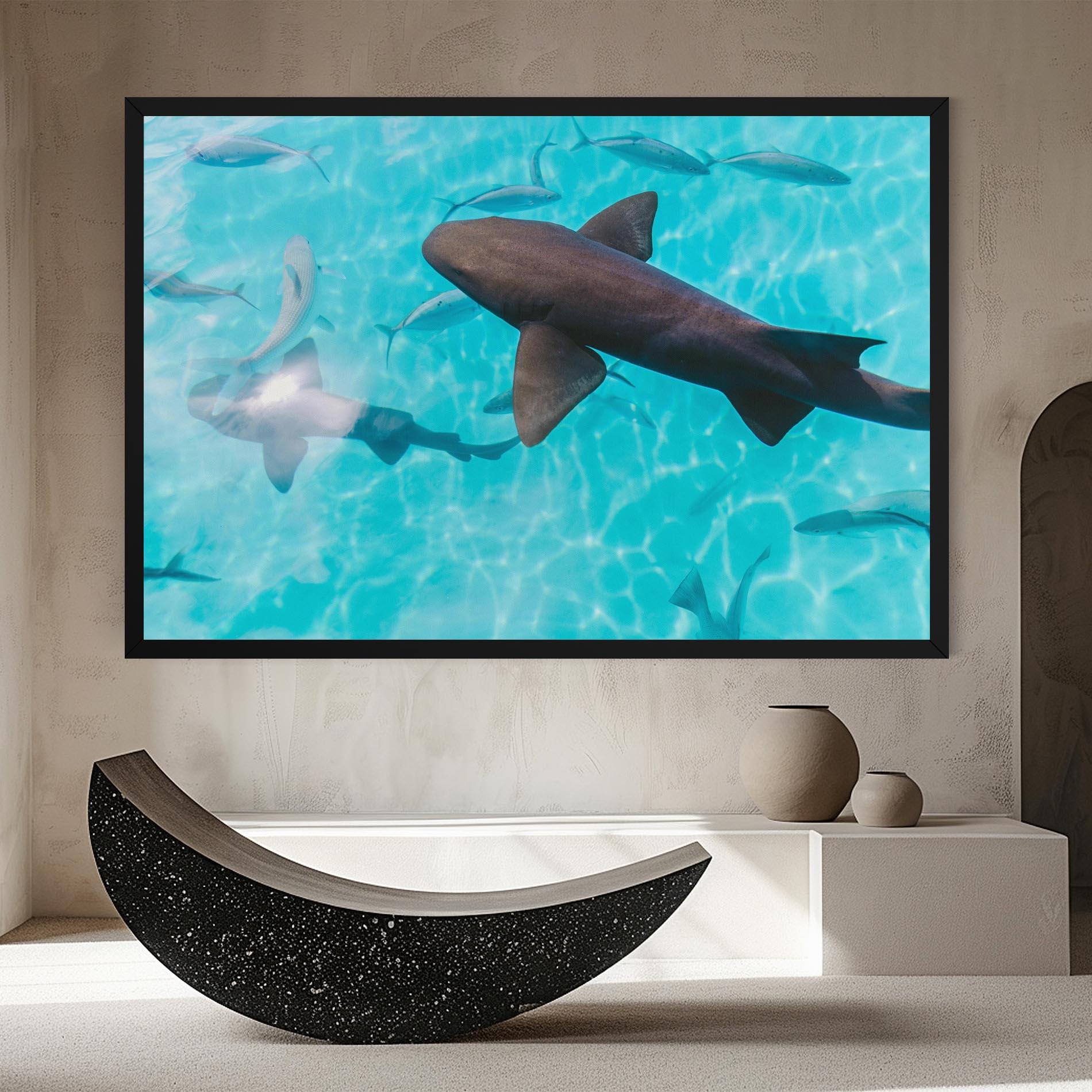 Leinwandbild Pretty Shark mockup 8