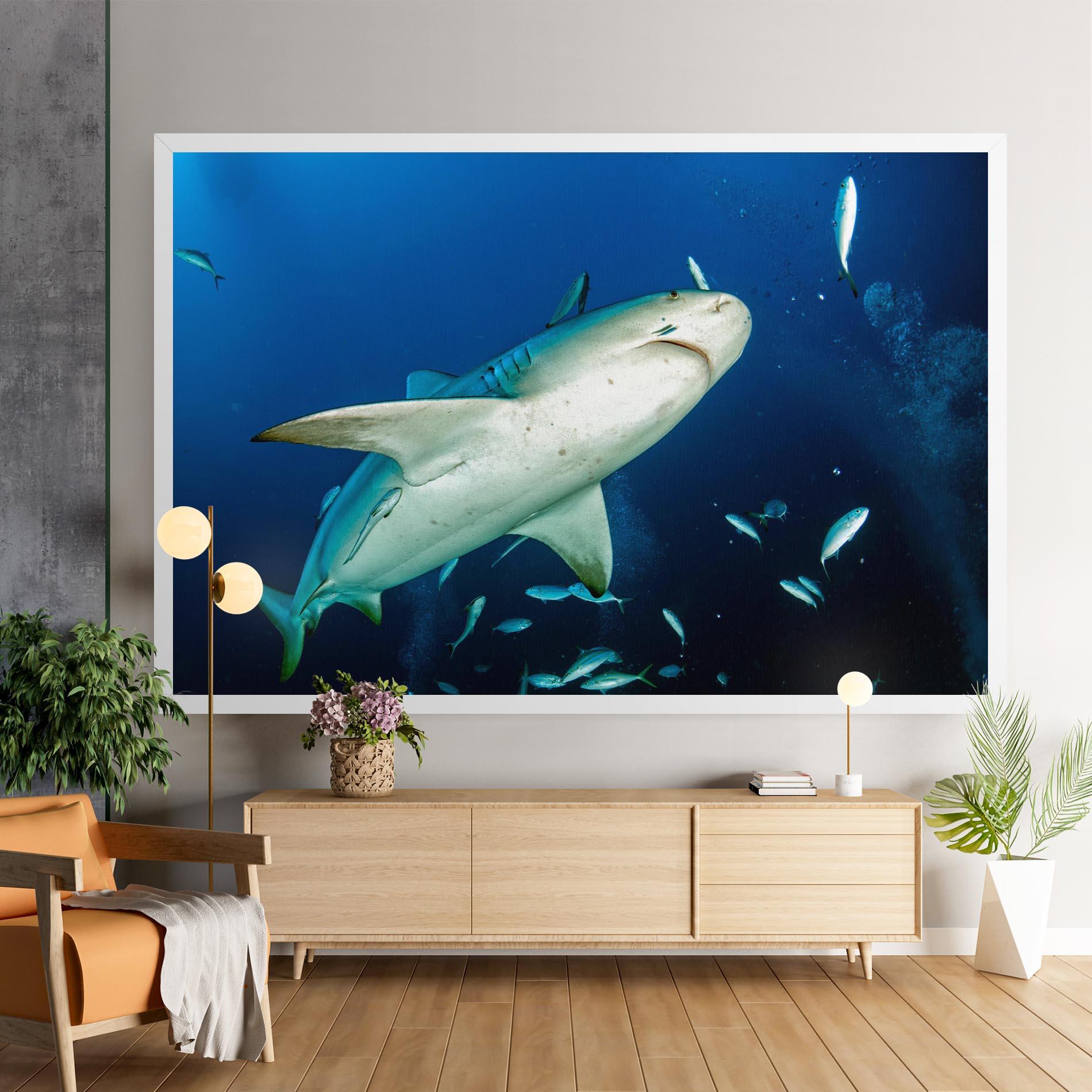Leinwandbild Bull Shark mockup 9