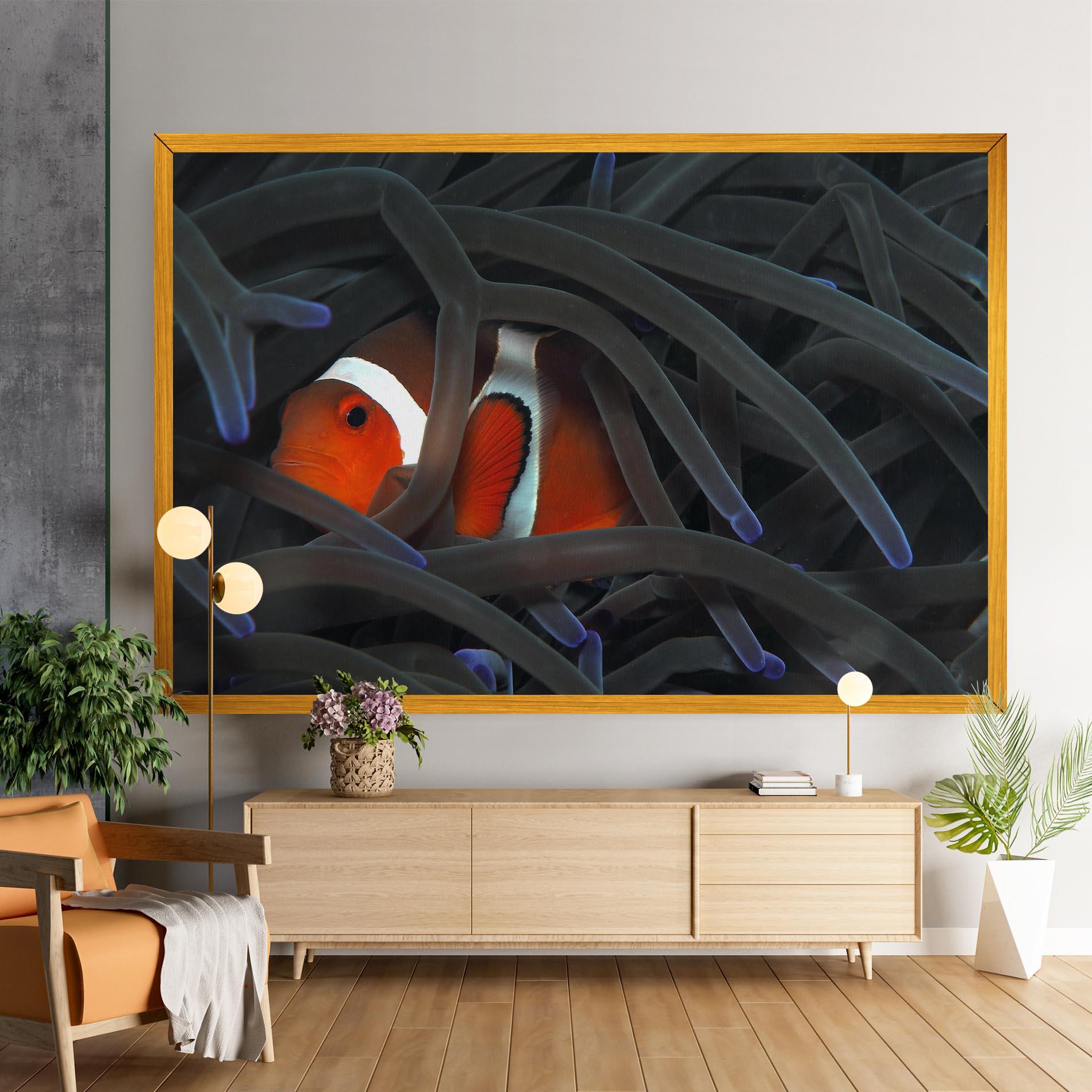 Leinwandbild Nemo Hiding mockup 9