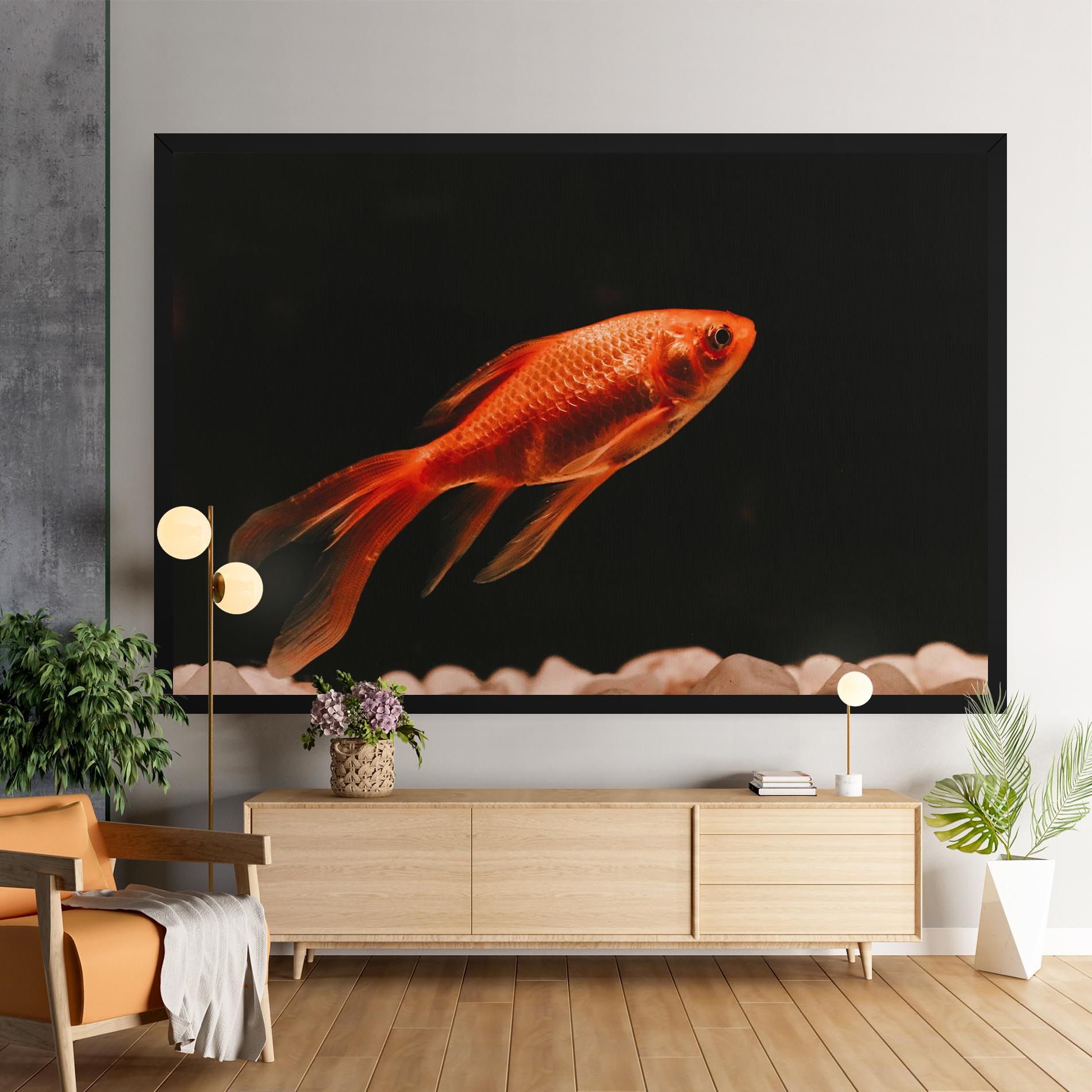 Small Orange Fish mockup 9