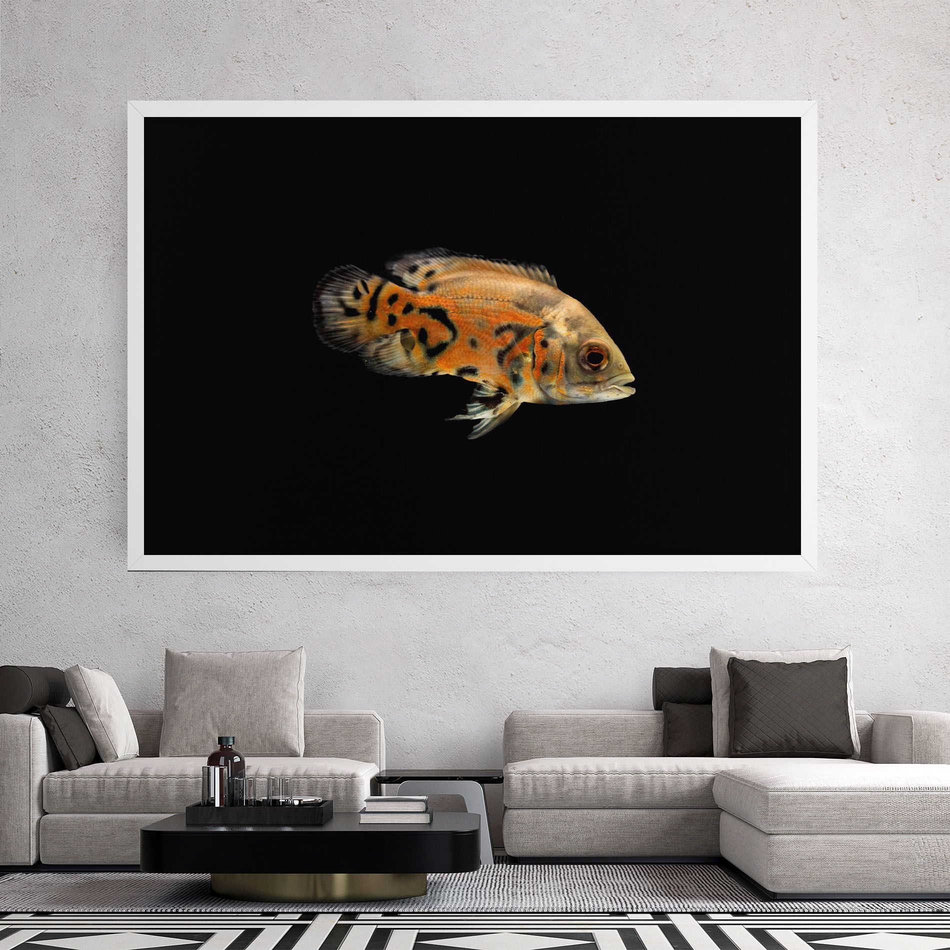 Cute Brown Fish mockup 2