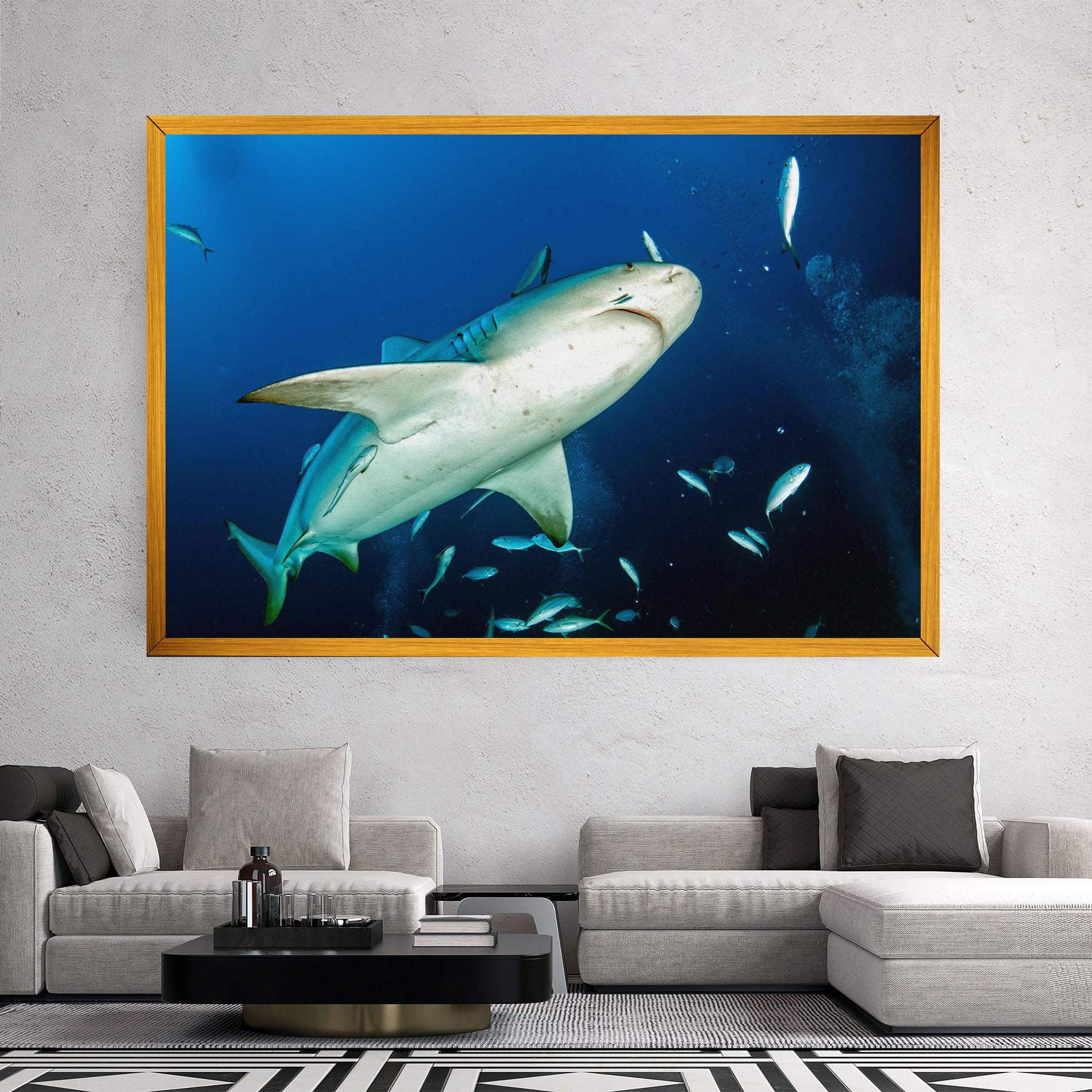 Leinwandbild Bull Shark mockup 2