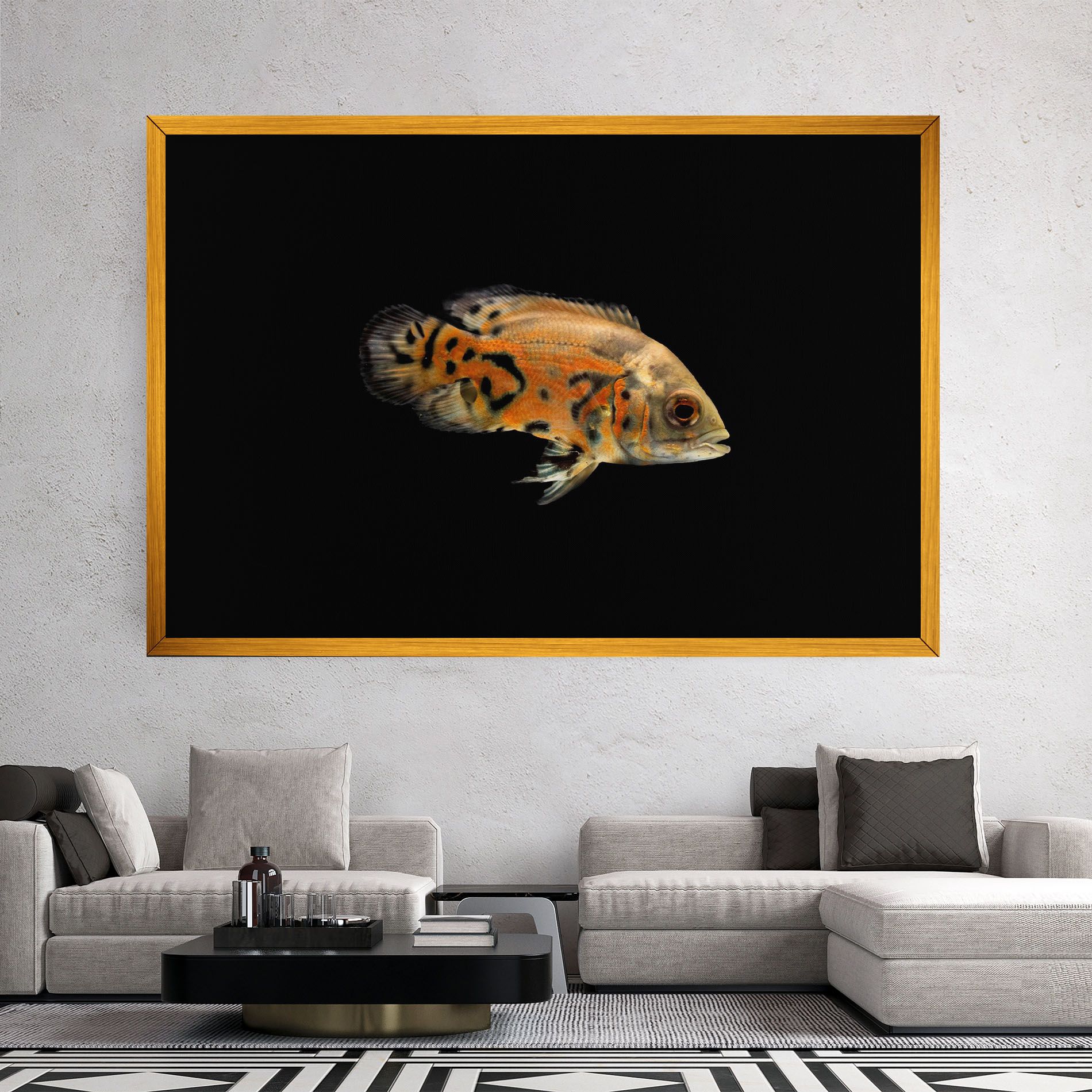 Cute Brown Fish mockup 2