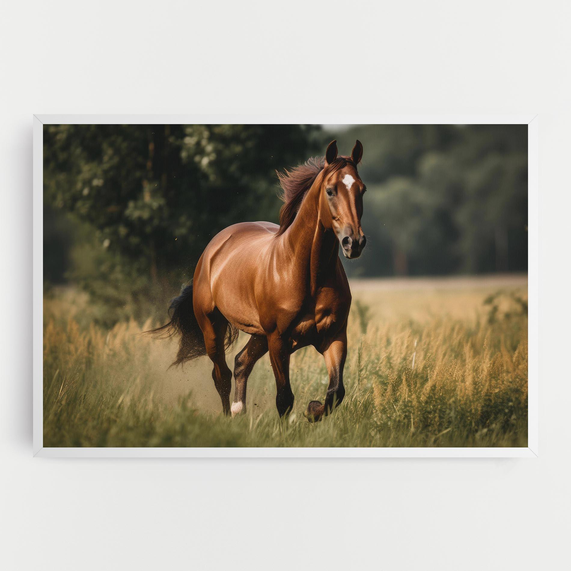 Leinwandbild Wild Horse Running mockup 0