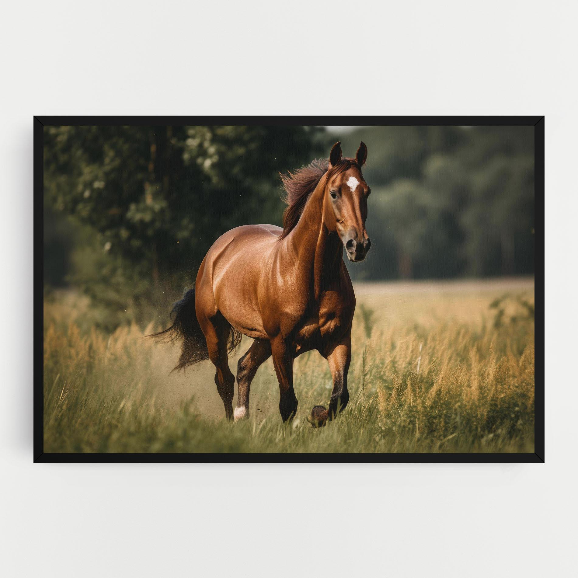 Leinwandbild Wild Horse Running mockup 0