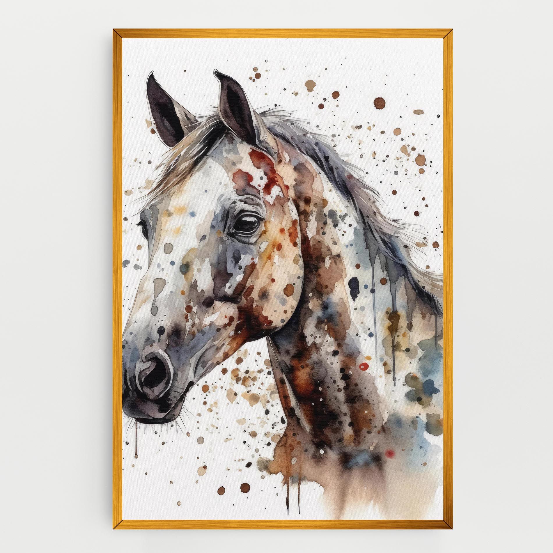Watercolor Horse mockup 0
