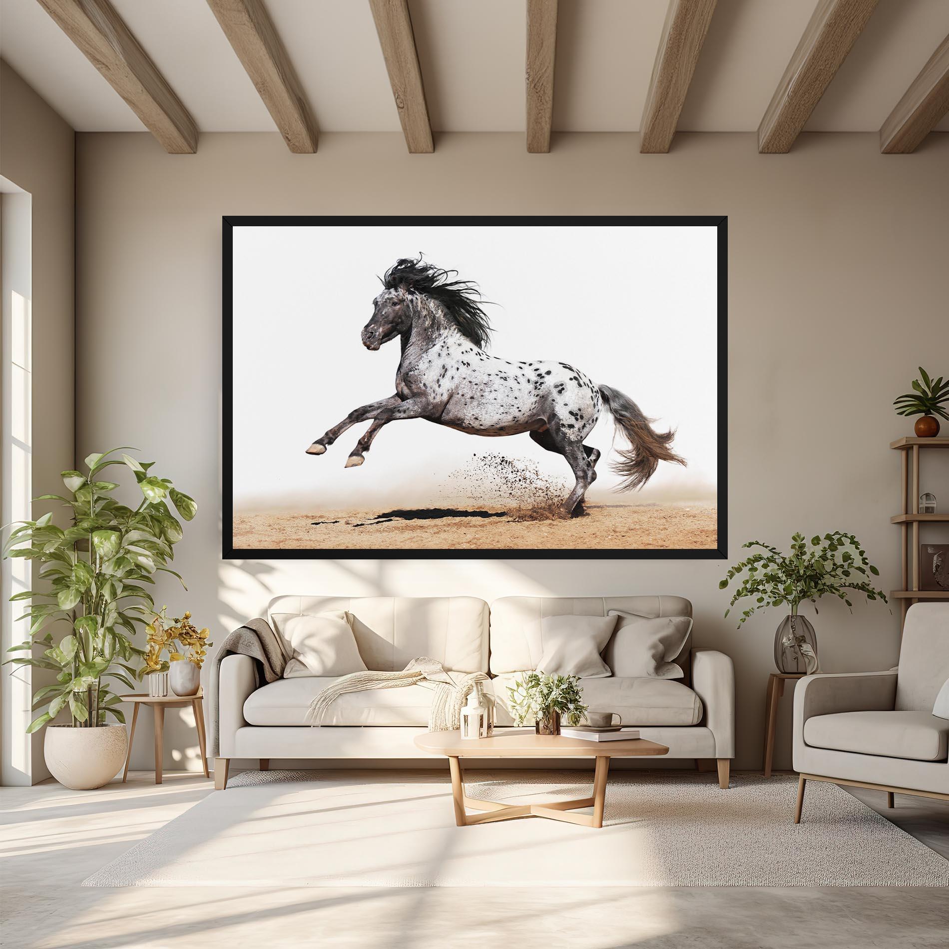 Leinwandbild Appaloosa Horse Running mockup 6