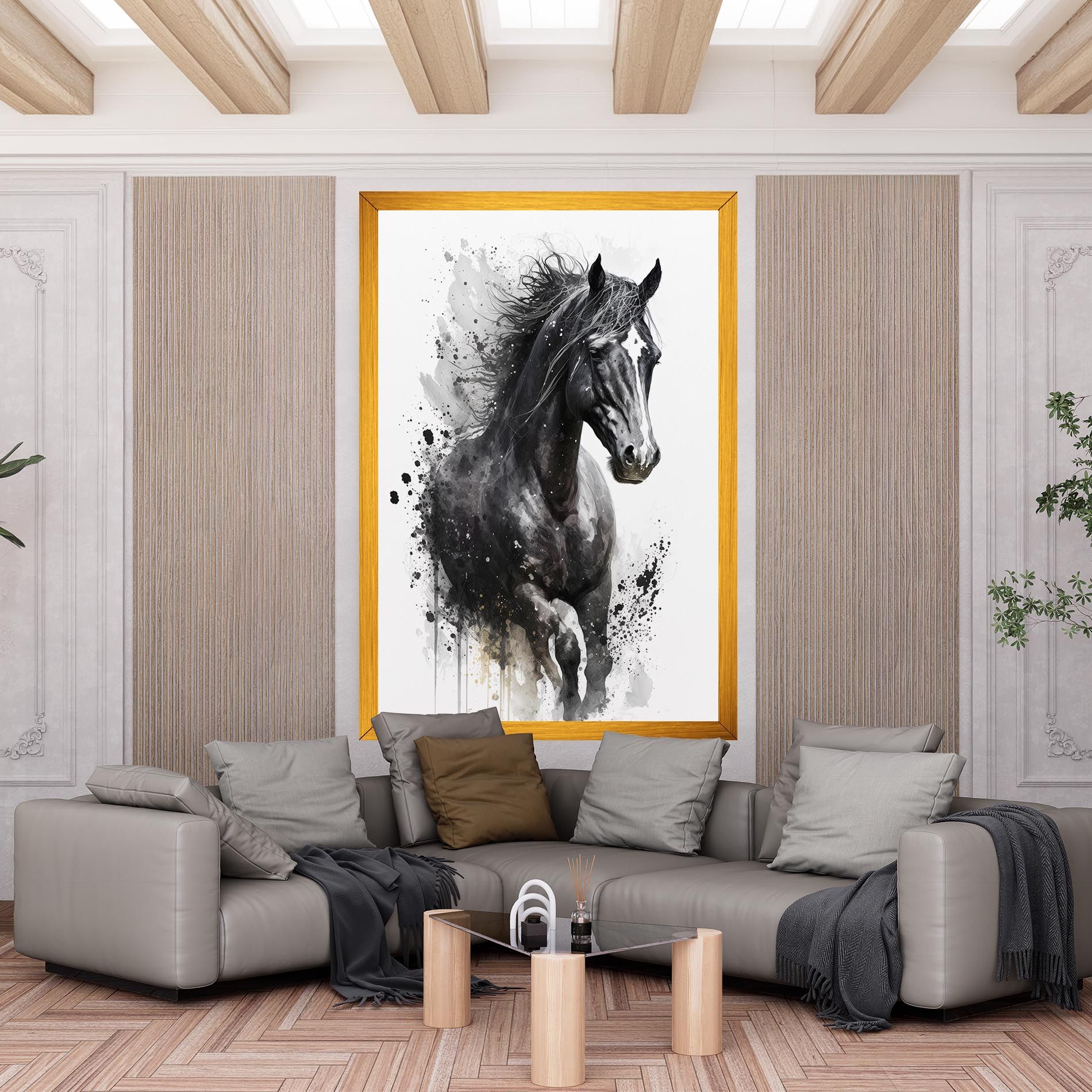 Black Horse mockup 6