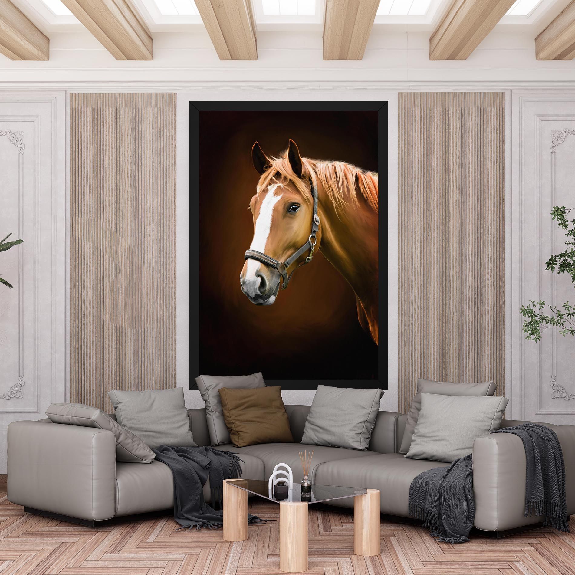 Digital Painted Horse mockup 6