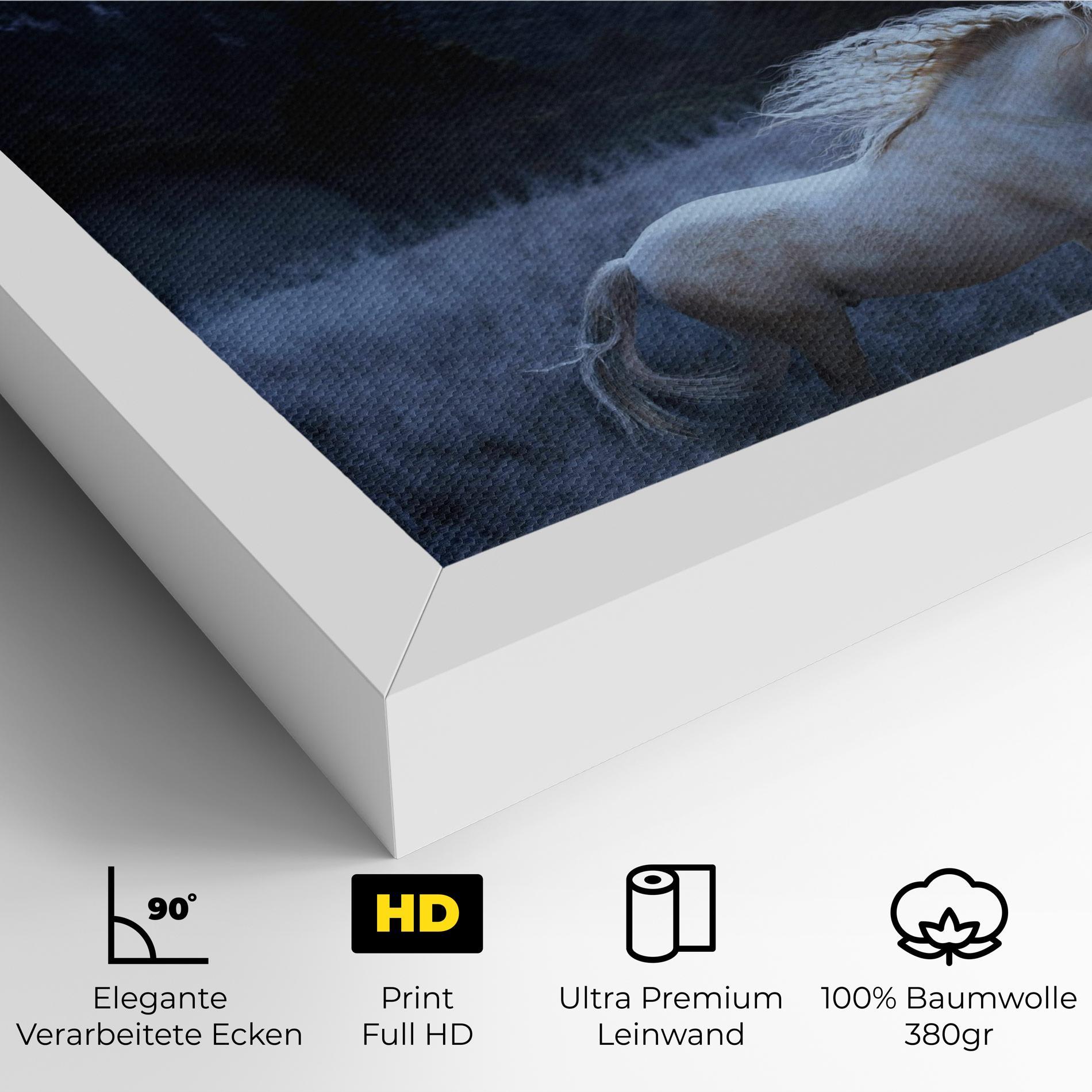 Leinwandbild Blue Moon Unicorn mockup 4