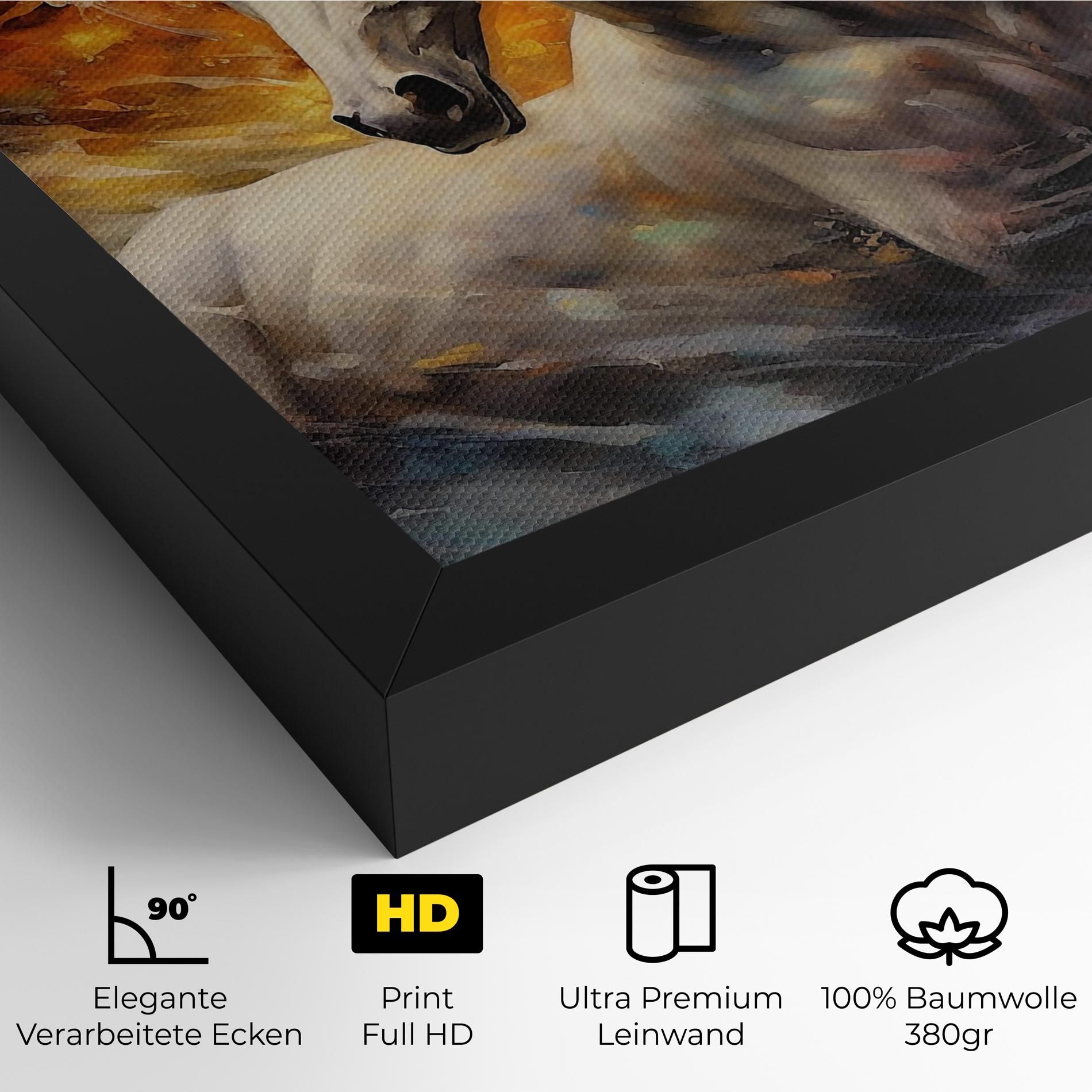 White Horse Painting mockup 4
