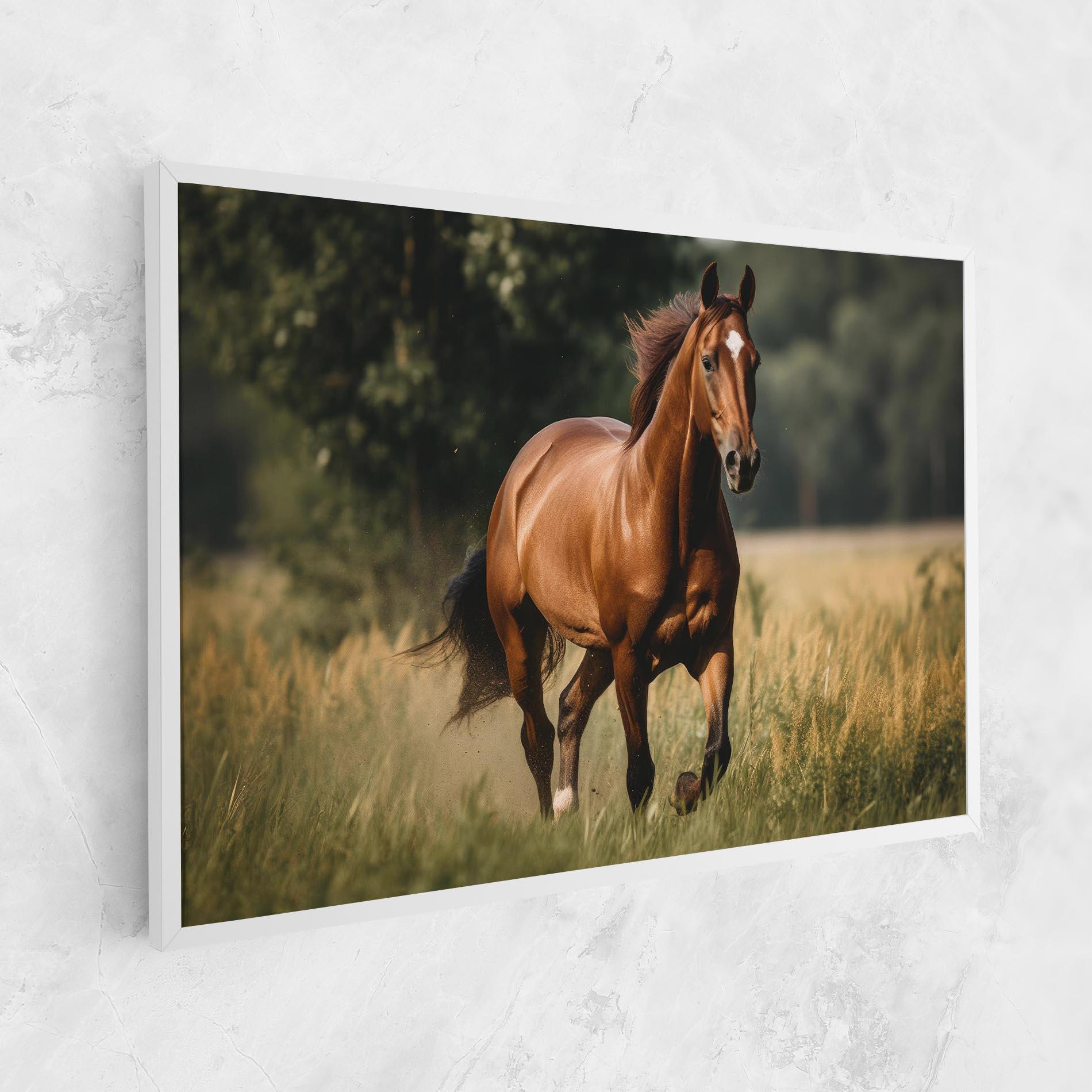 Leinwandbild Wild Horse Running mockup 1