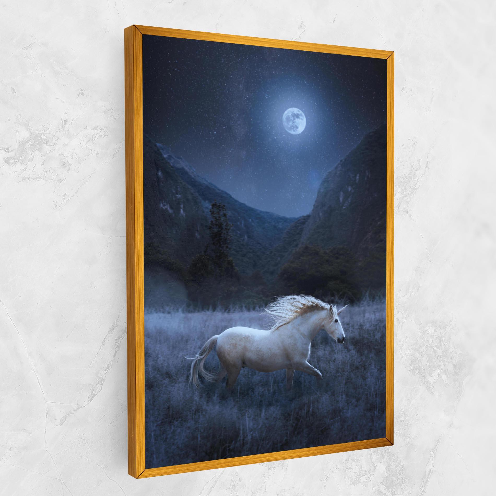 Leinwandbild Blue Moon Unicorn mockup 1