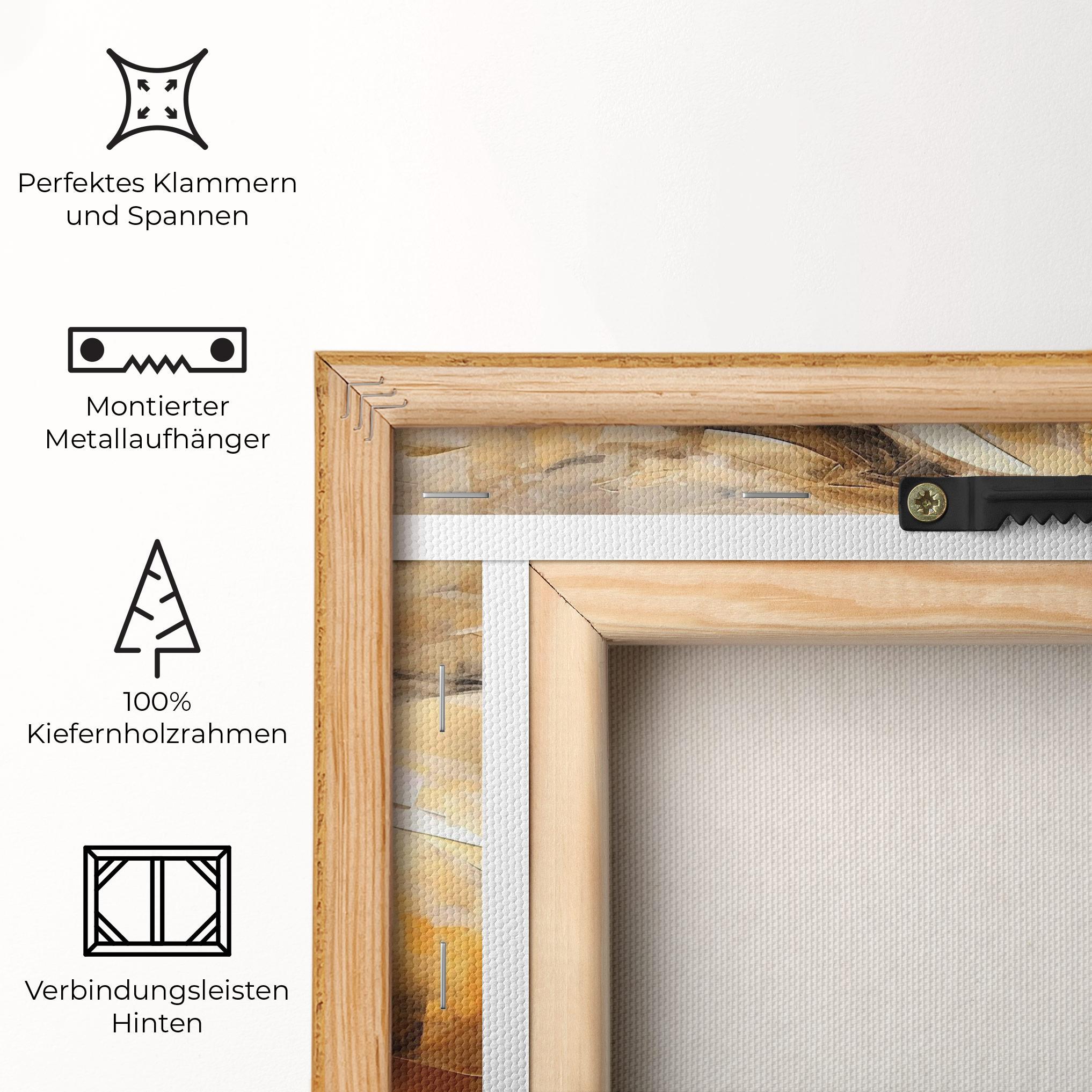 Leinwandbild Light Brown Horse mockup 5