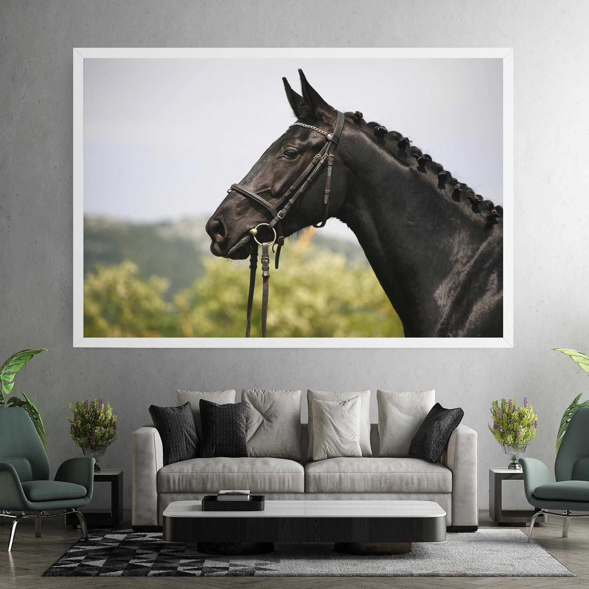 Leinwandbild Big Ear Horse mockup 7