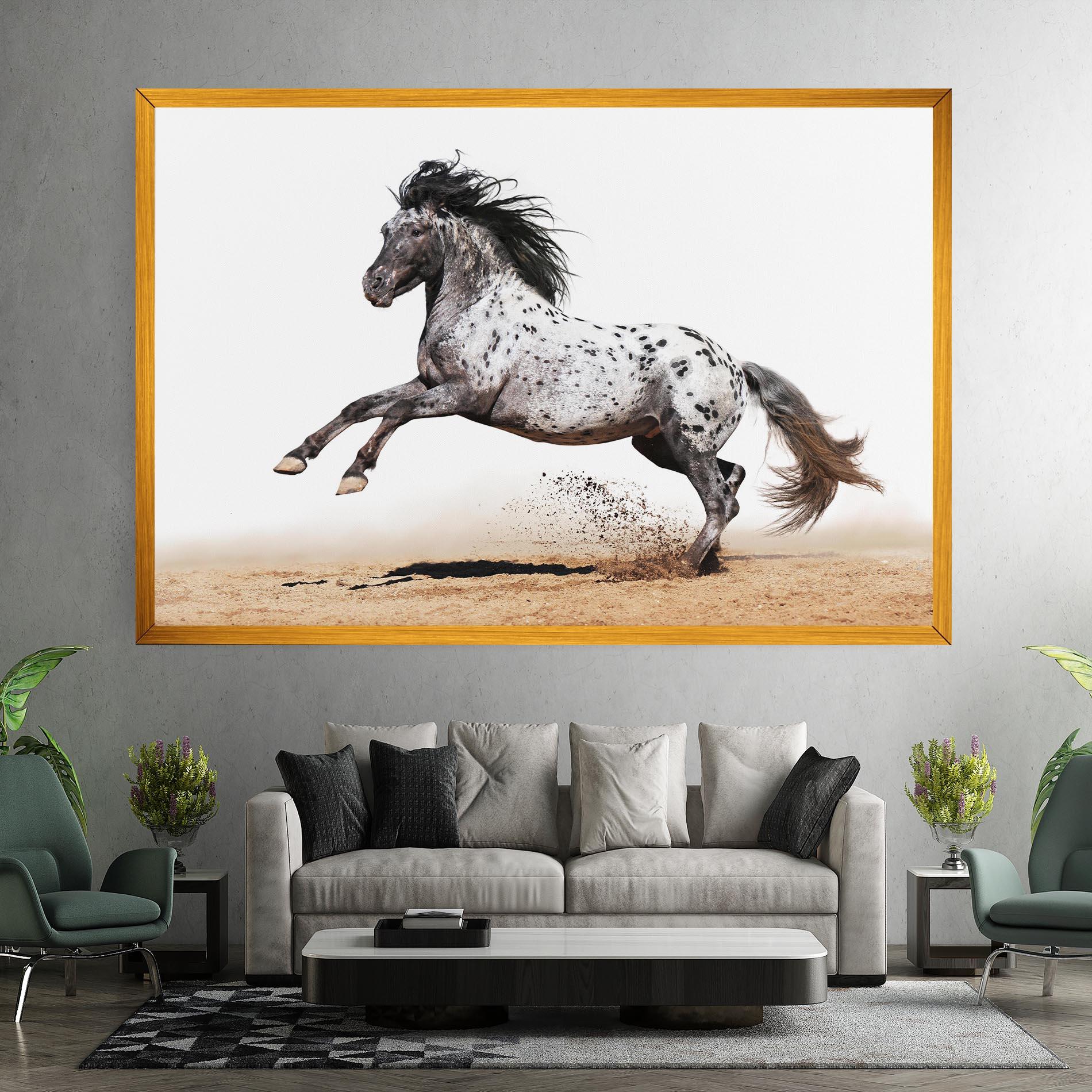 Leinwandbild Appaloosa Horse Running mockup 7