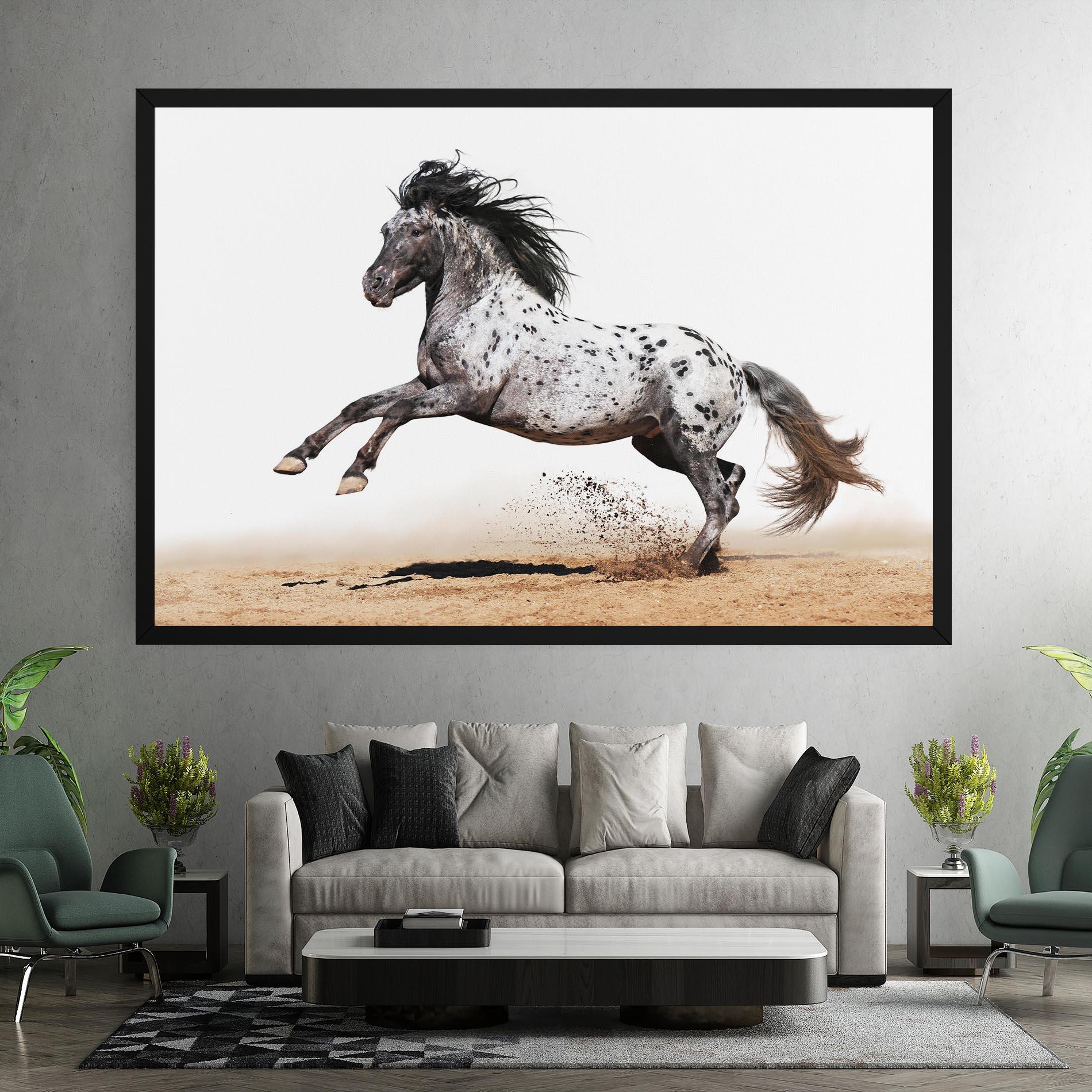 Leinwandbild Appaloosa Horse Running mockup 7