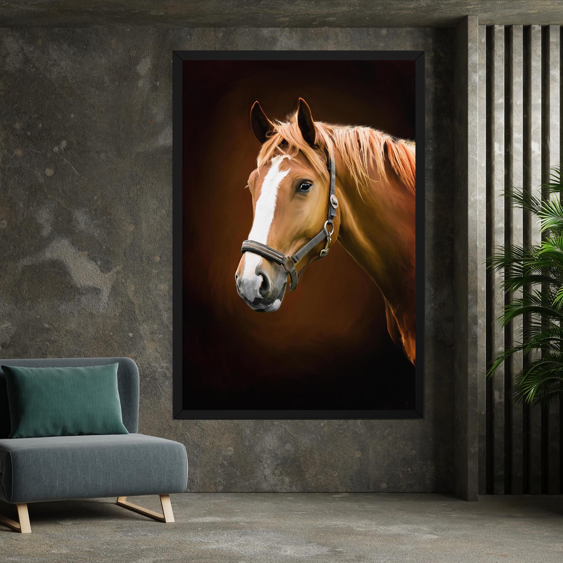 Digital Painted Horse mockup 7
