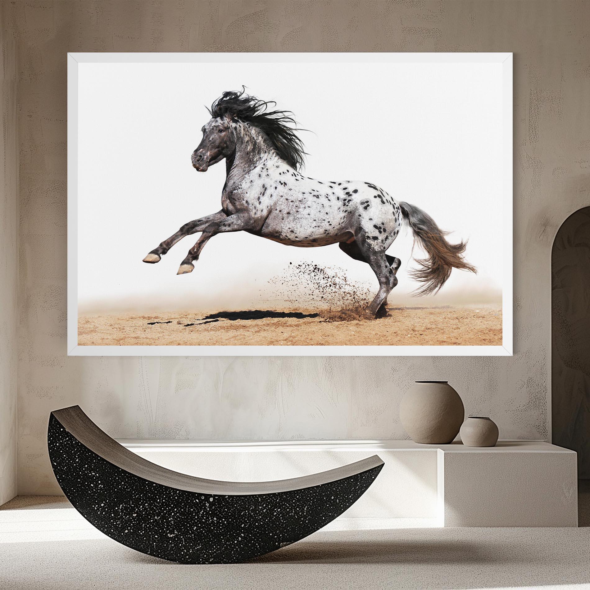 Leinwandbild Appaloosa Horse Running mockup 8