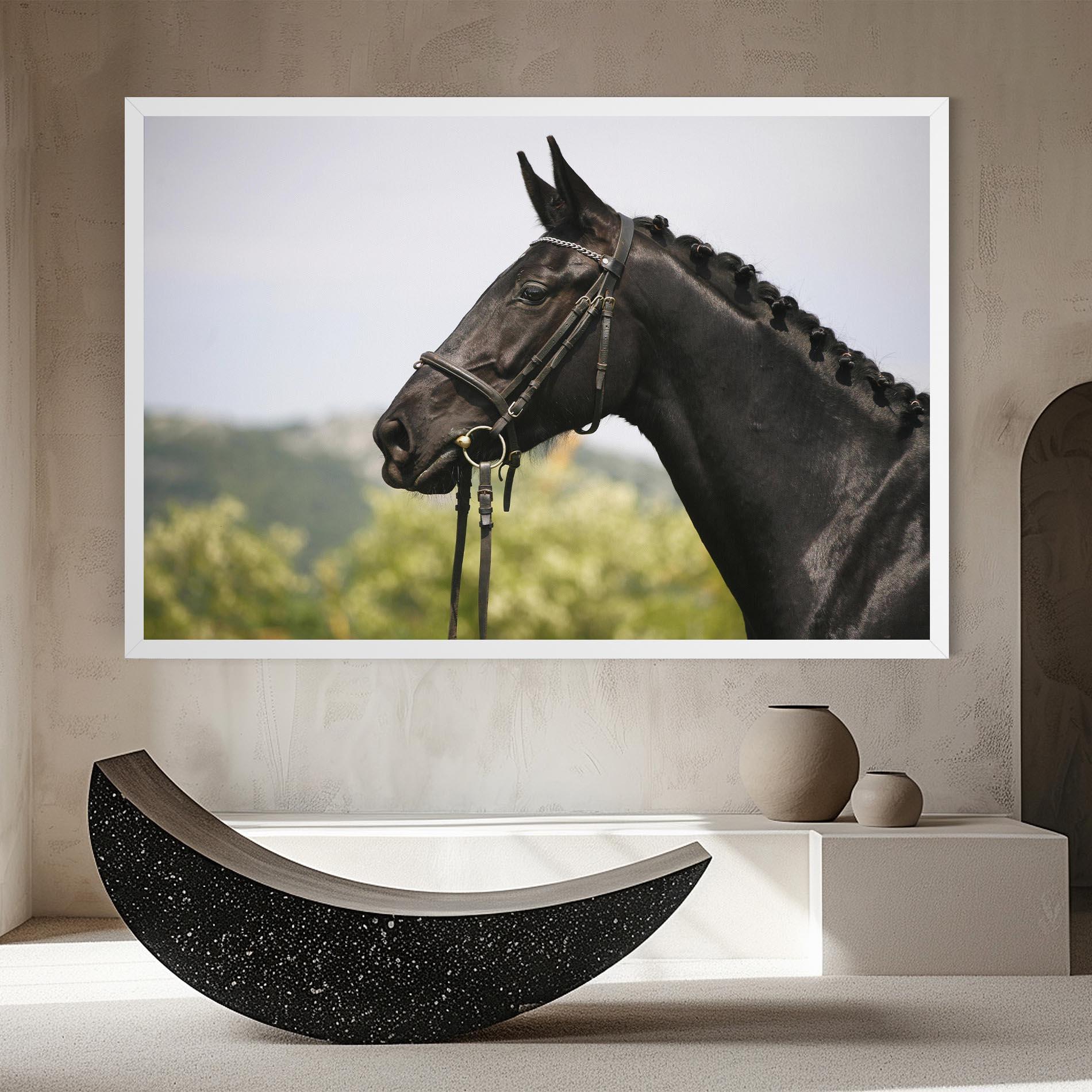 Leinwandbild Big Ear Horse mockup 8