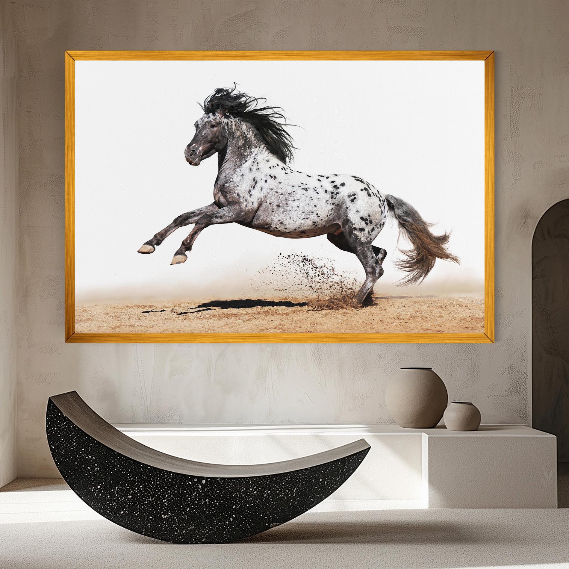 Leinwandbild Appaloosa Horse Running mockup 8