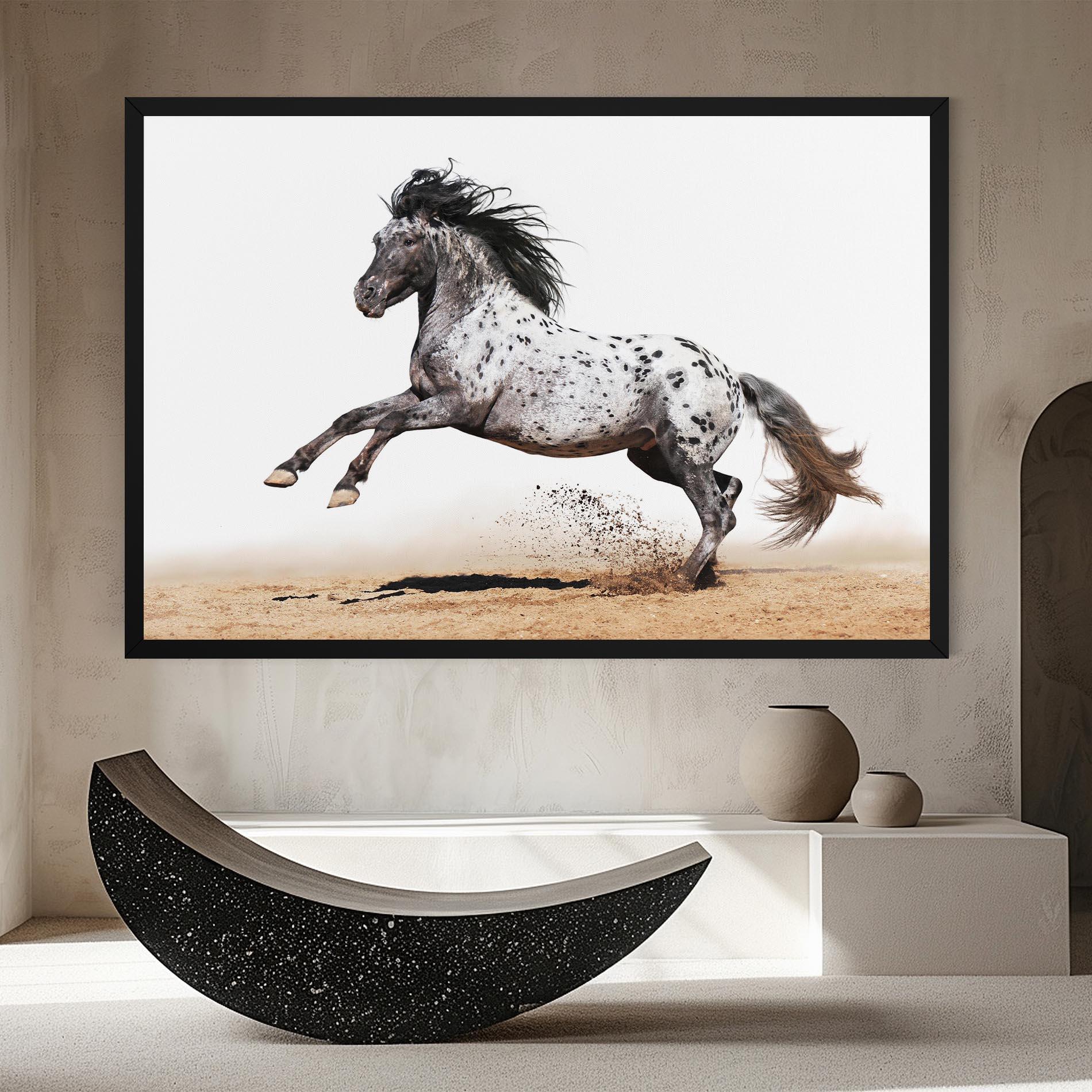 Leinwandbild Appaloosa Horse Running mockup 8