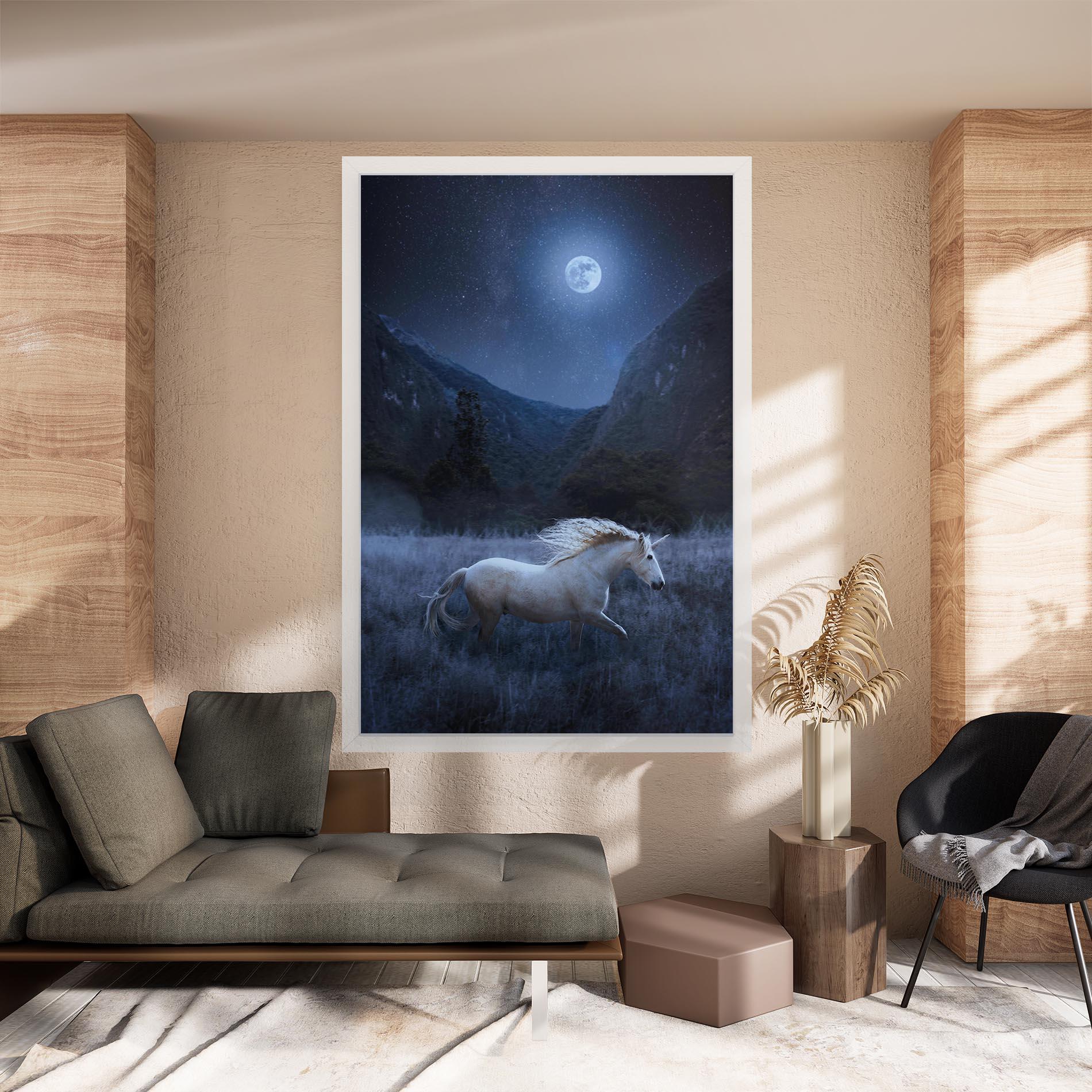 Leinwandbild Blue Moon Unicorn mockup 8