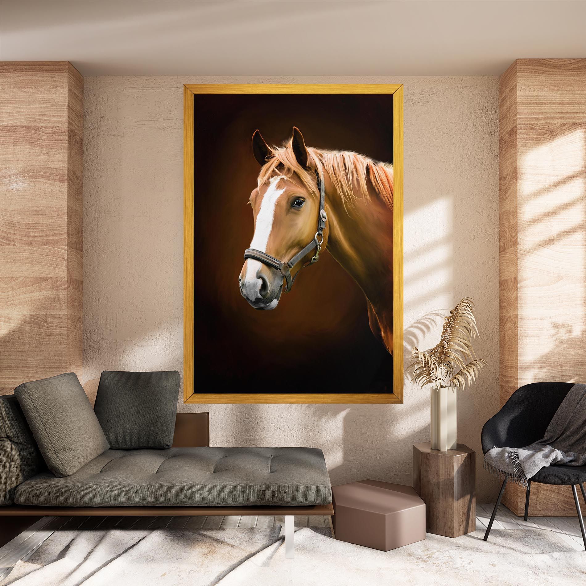Digital Painted Horse mockup 8