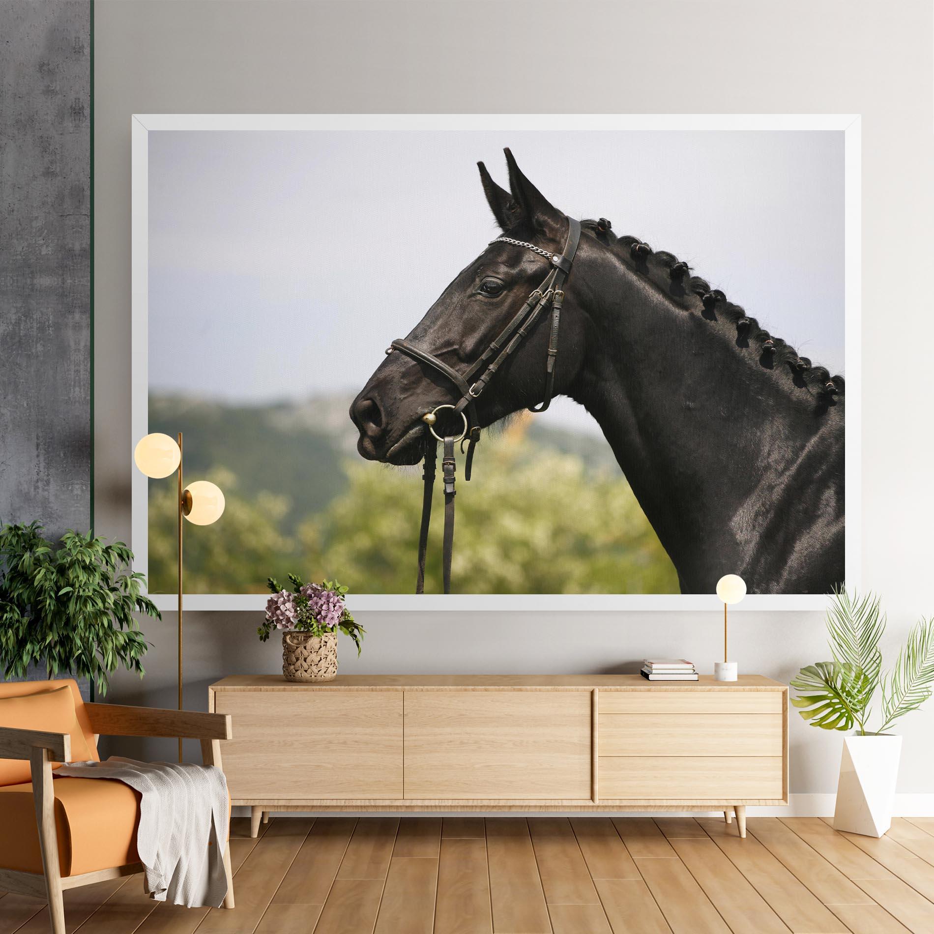 Leinwandbild Big Ear Horse mockup 9