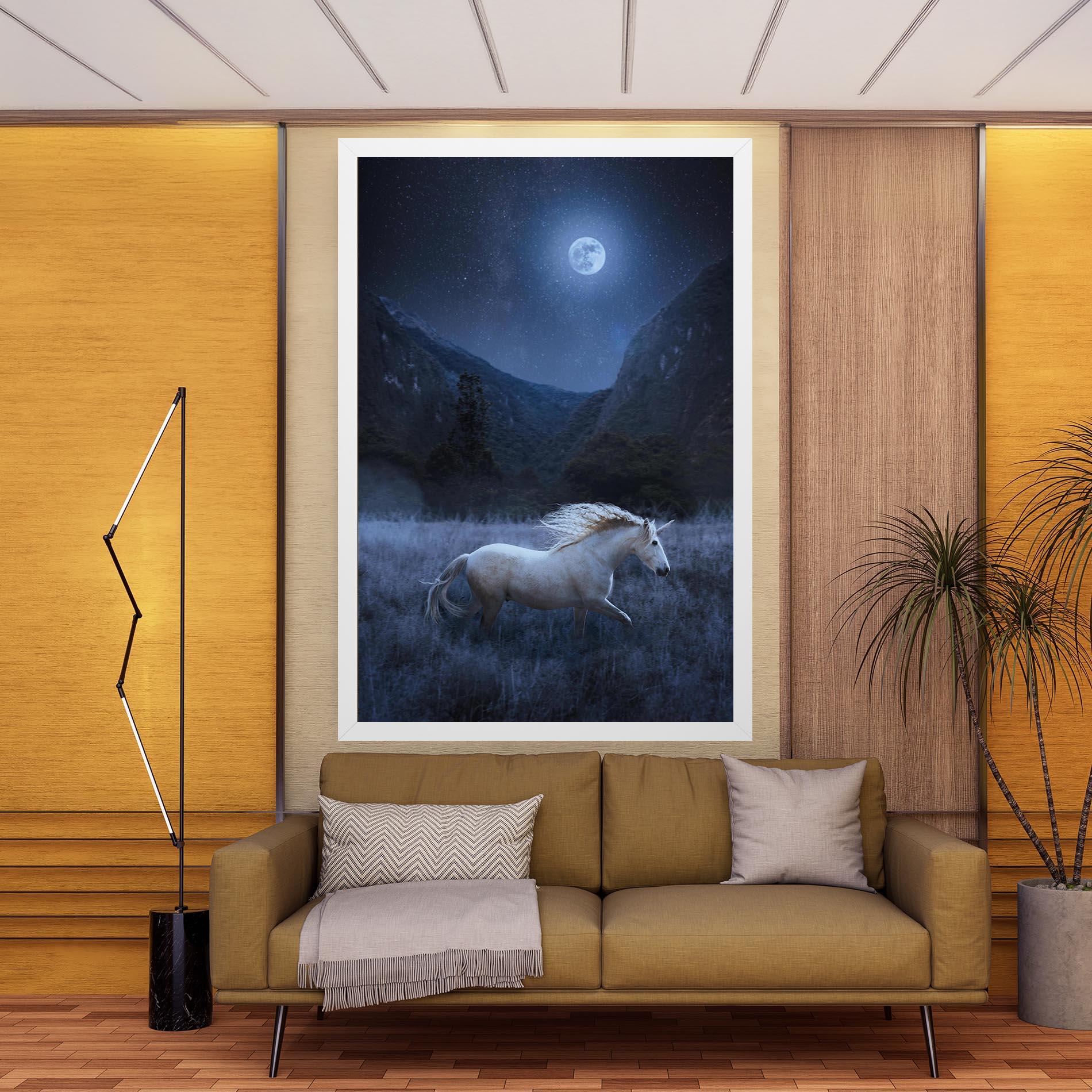 Leinwandbild Blue Moon Unicorn mockup 9