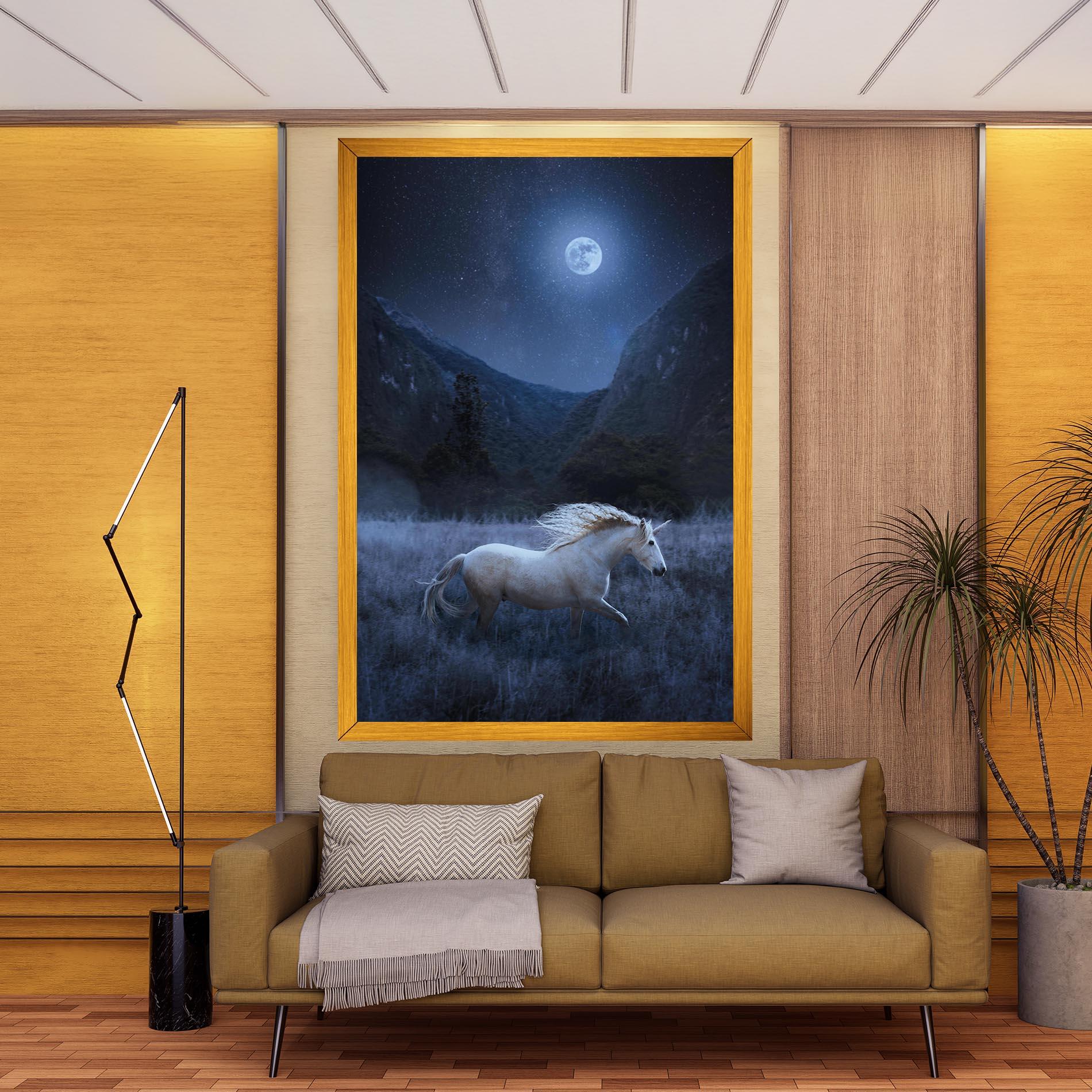 Leinwandbild Blue Moon Unicorn mockup 9
