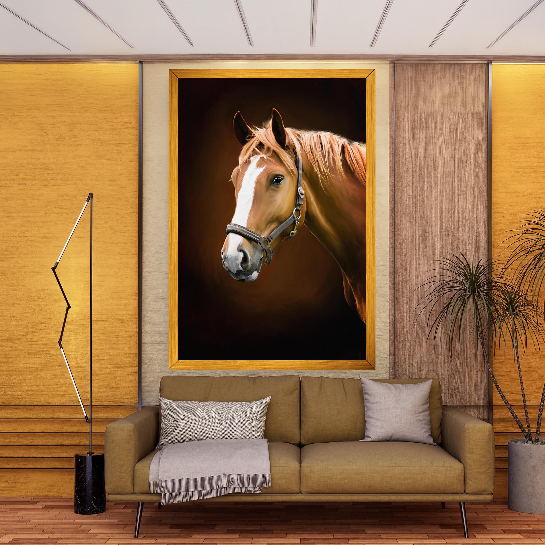 Digital Painted Horse mockup 9