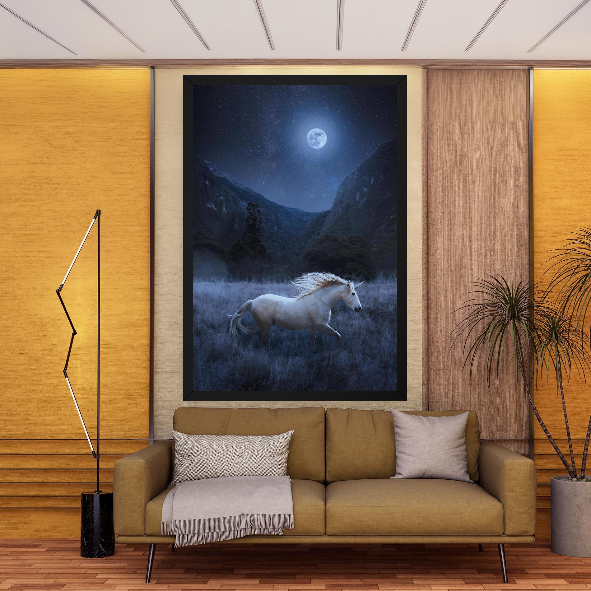 Leinwandbild Blue Moon Unicorn mockup 9
