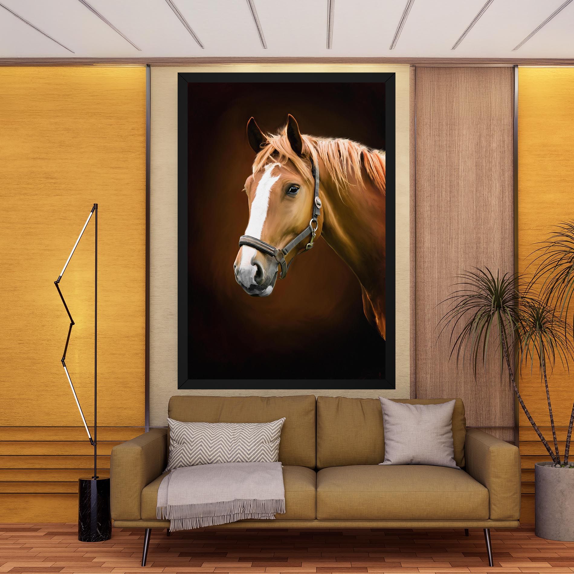 Digital Painted Horse mockup 9