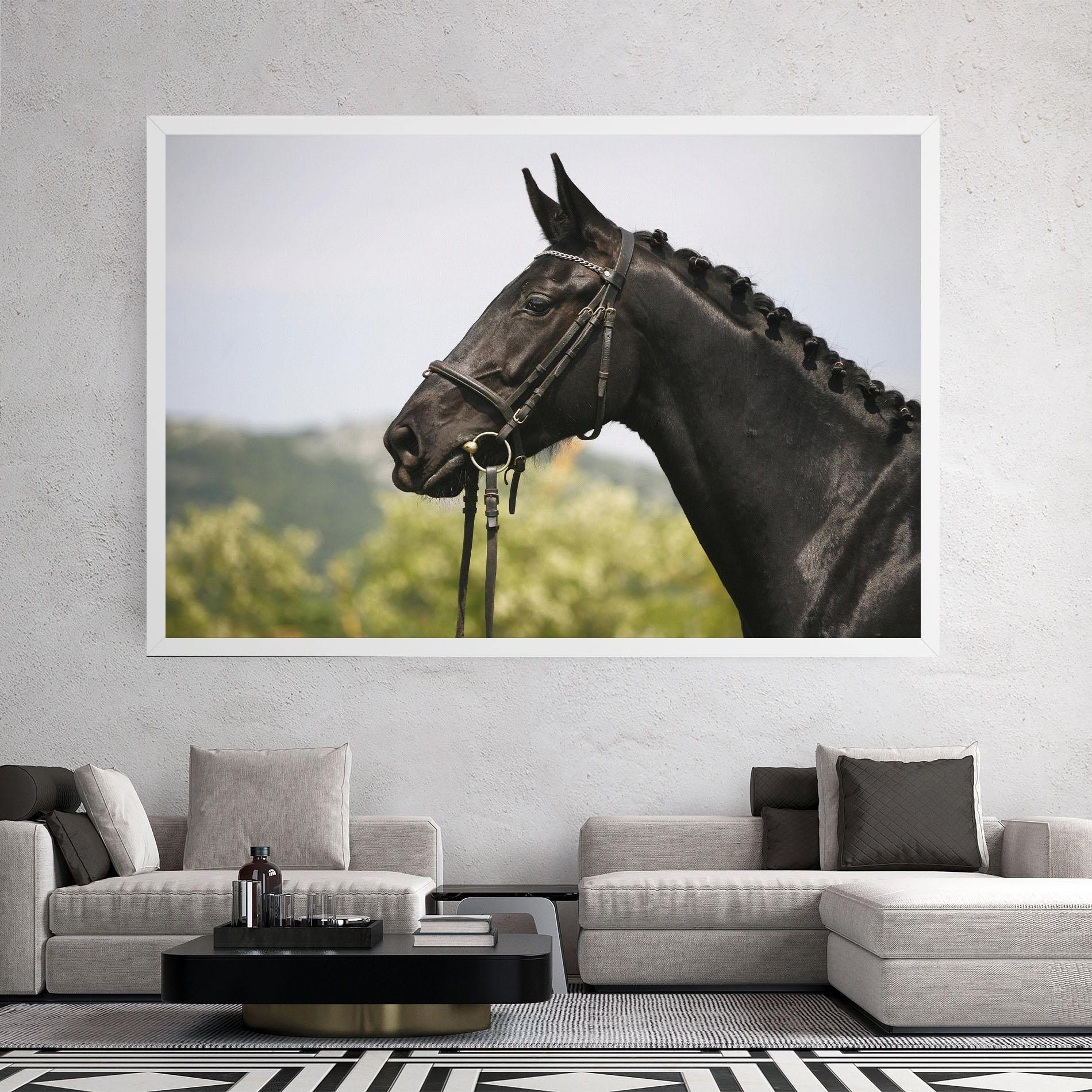 Leinwandbild Big Ear Horse mockup 2