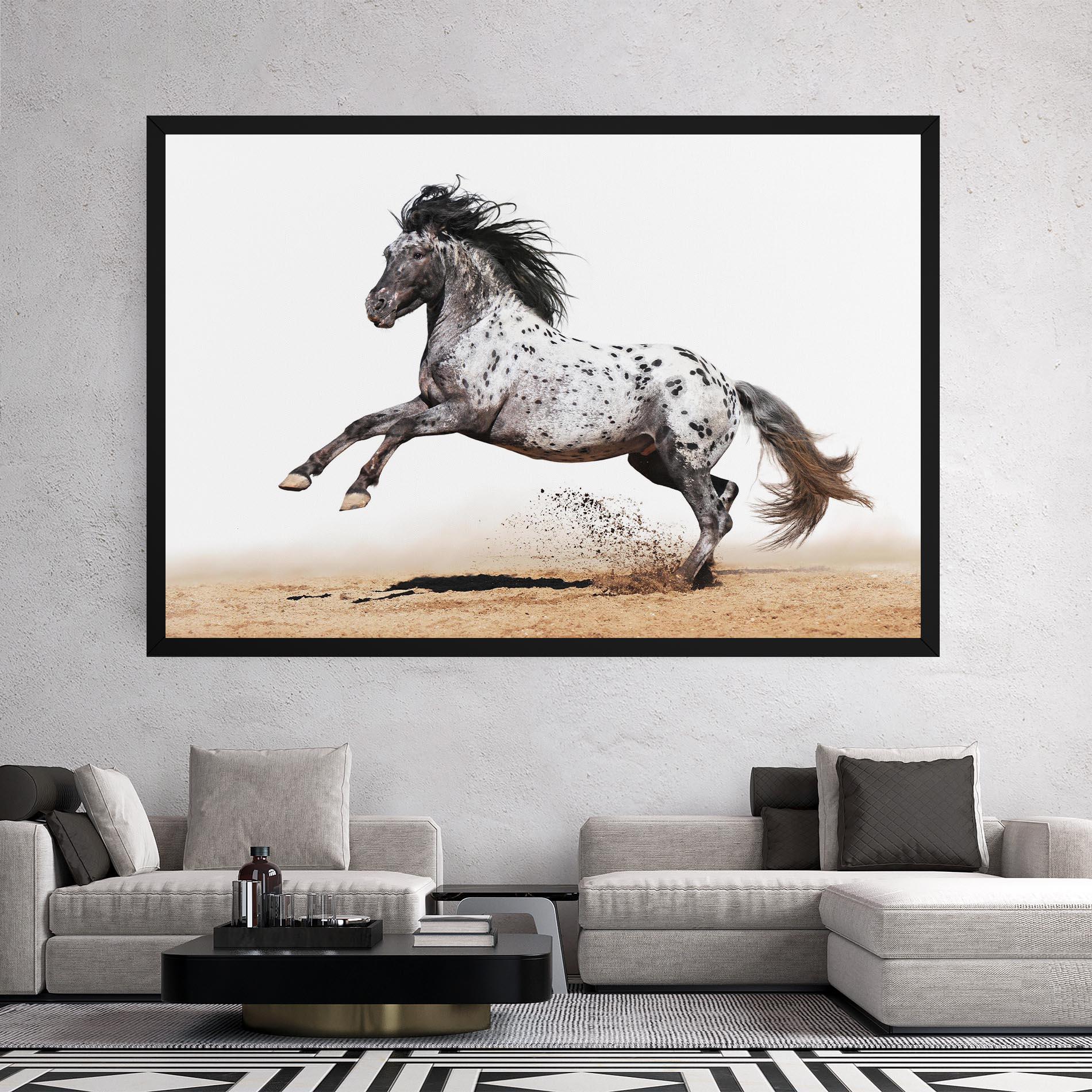 Leinwandbild Appaloosa Horse Running mockup 2