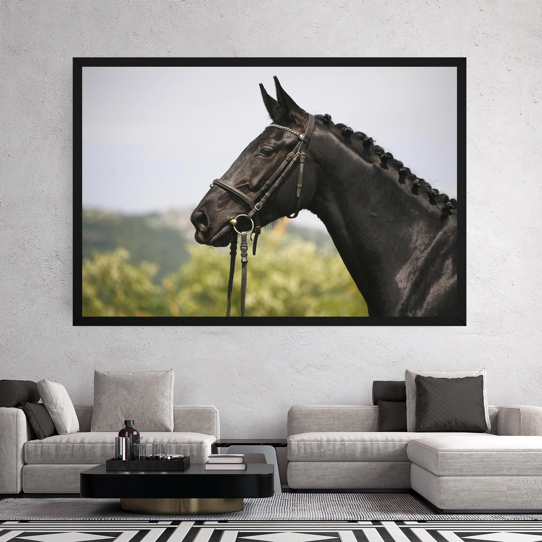 Leinwandbild Big Ear Horse mockup 2