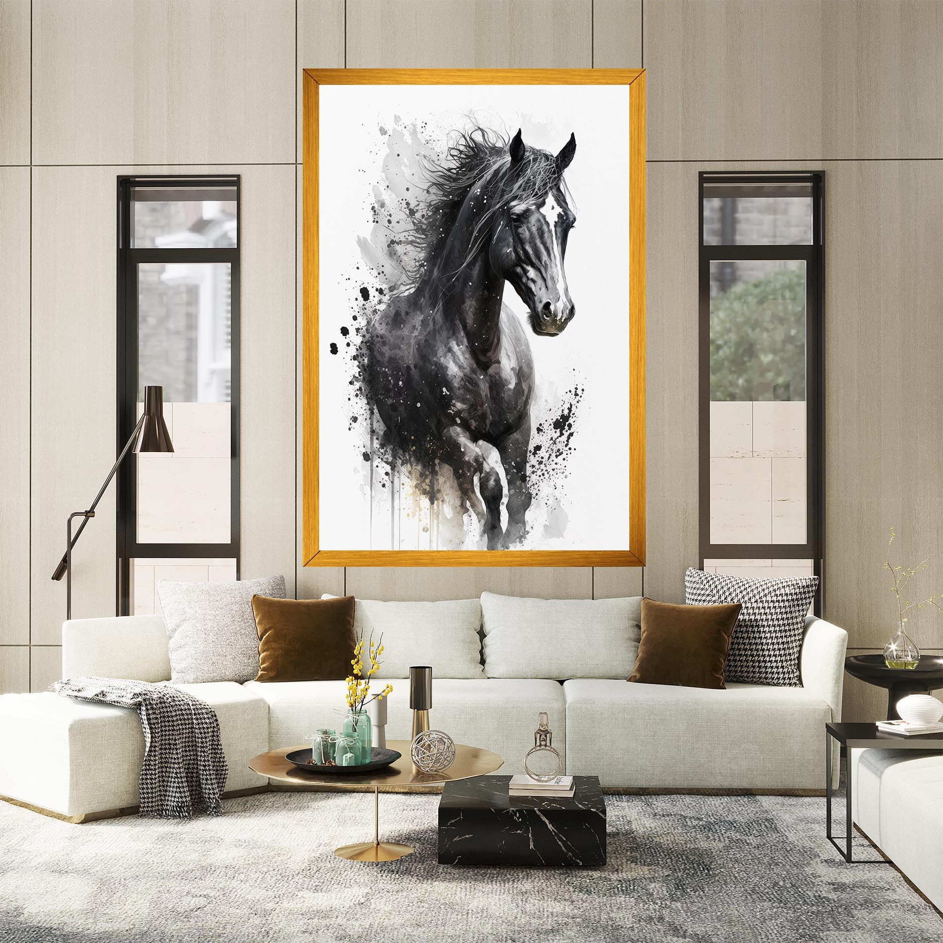 Black Horse mockup 2