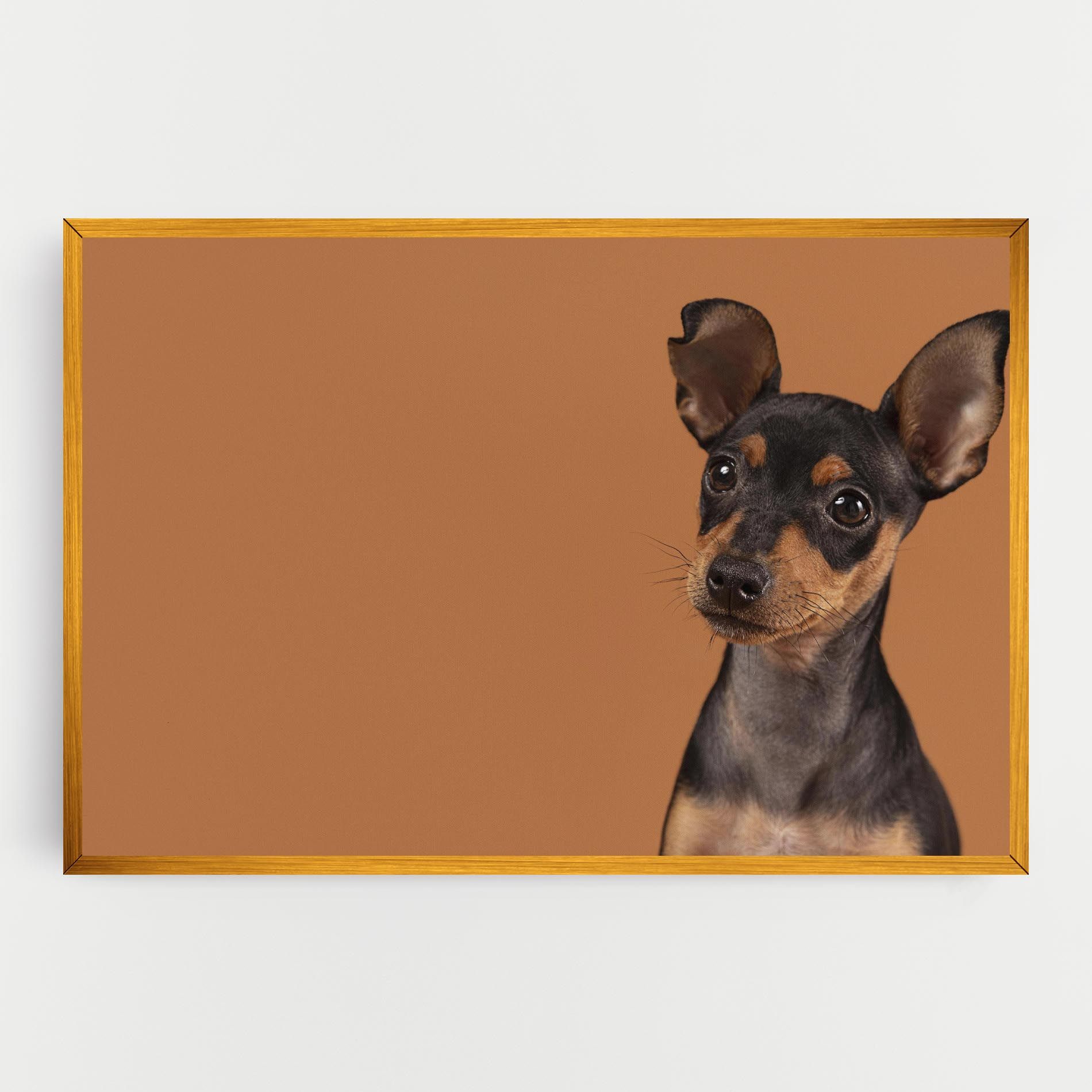 Cute Dog Portrait mockup 0