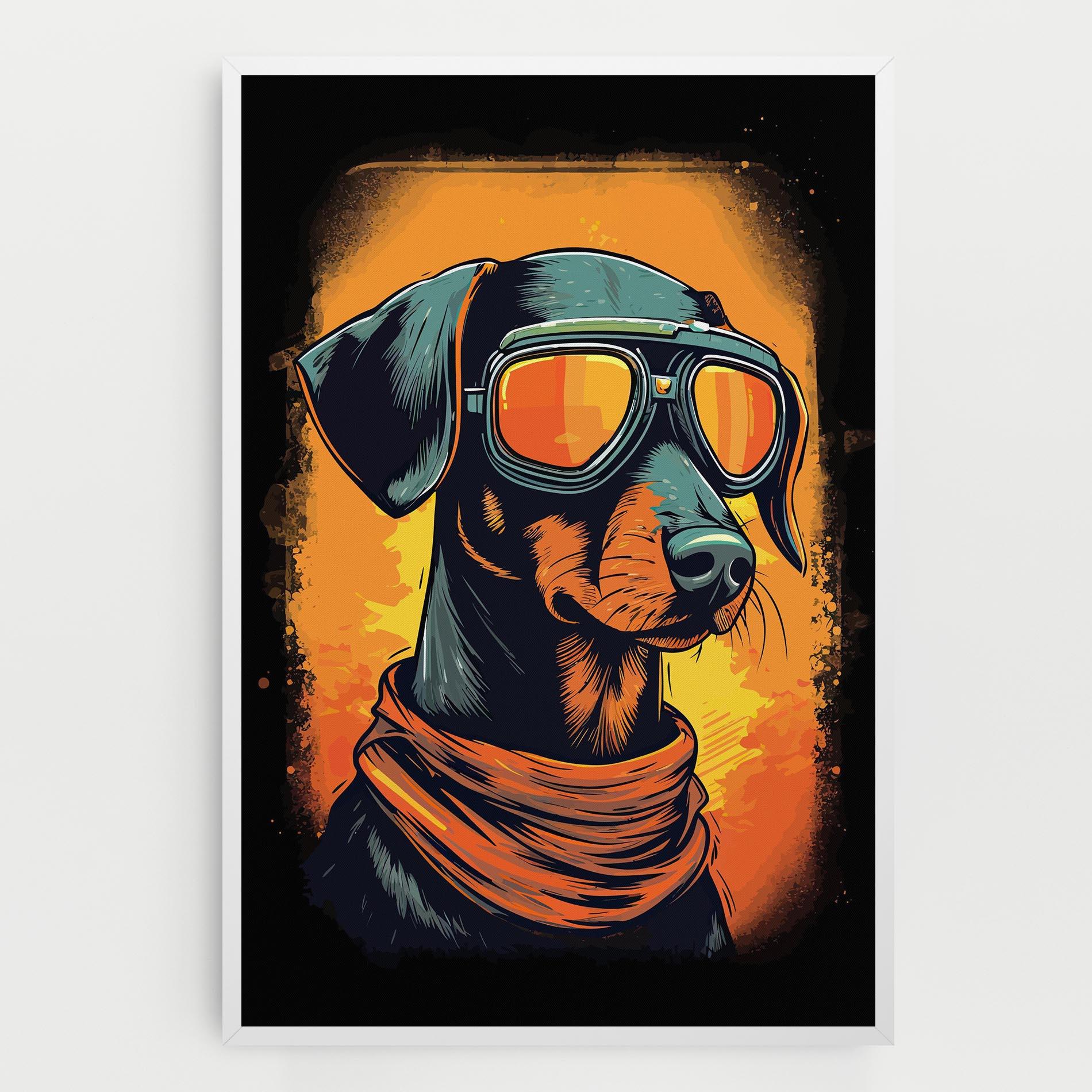 Leinwandbild Cool Dog mockup 0