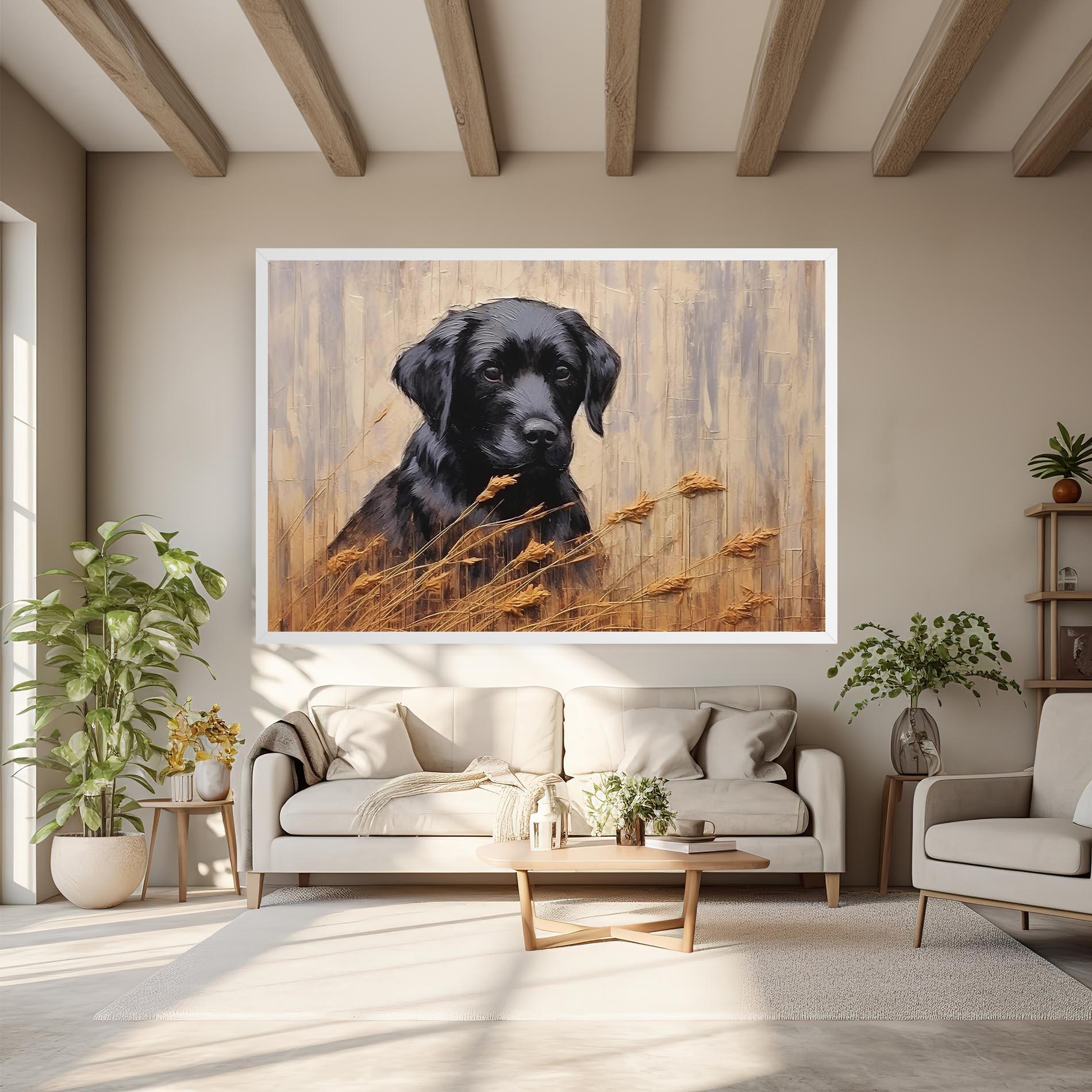 Leinwandbild Black Dog Art mockup 6