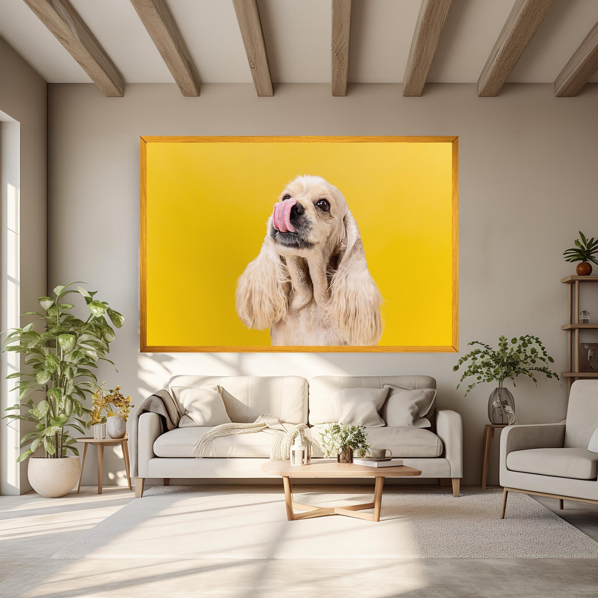 Leinwandbild American Spaniel mockup 6